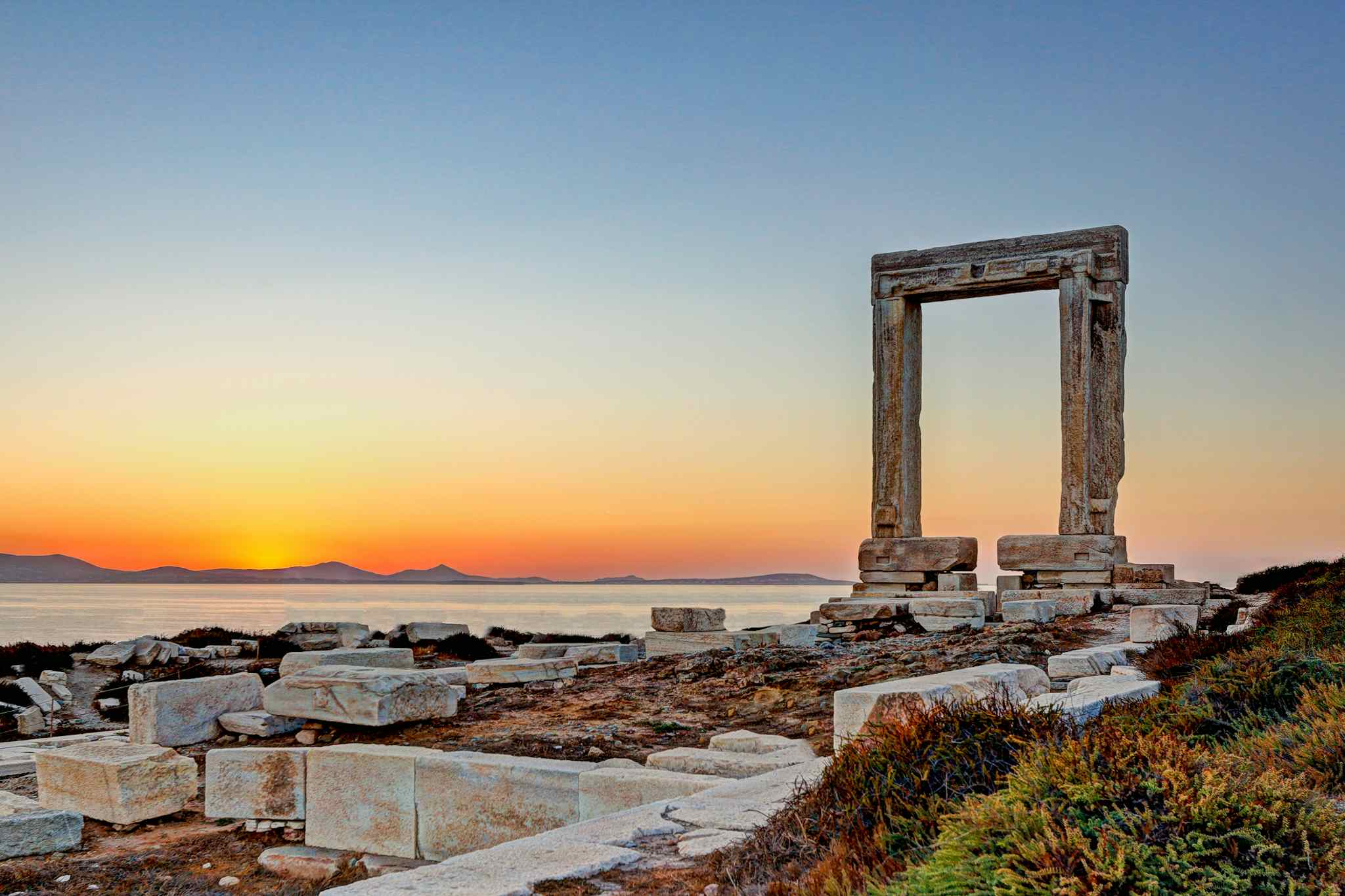 Portara Sunset, Naxos, Greece
GettyImages 1297816045