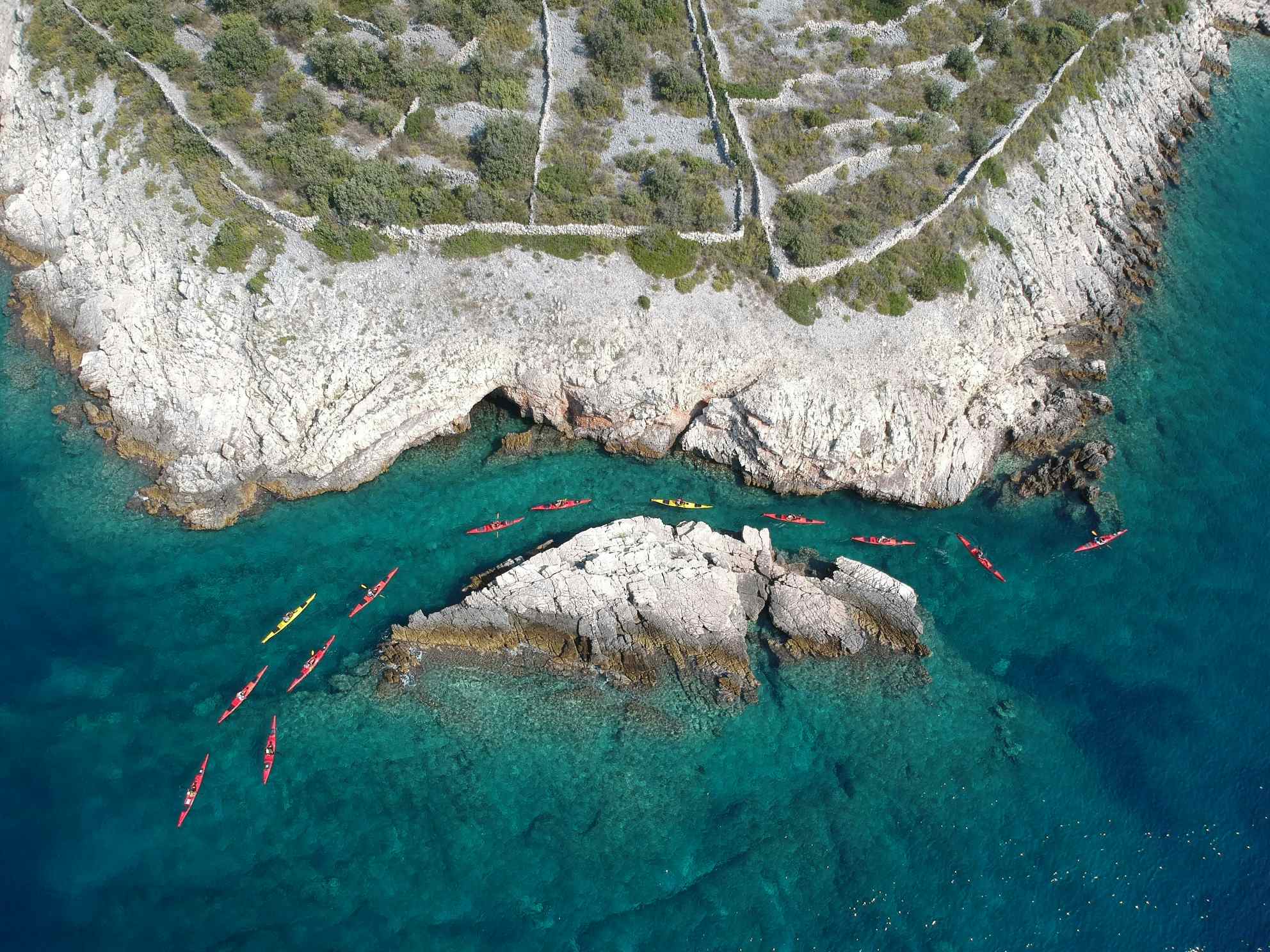 Kayaking, Croatia. Photo: Host/Red Adventures