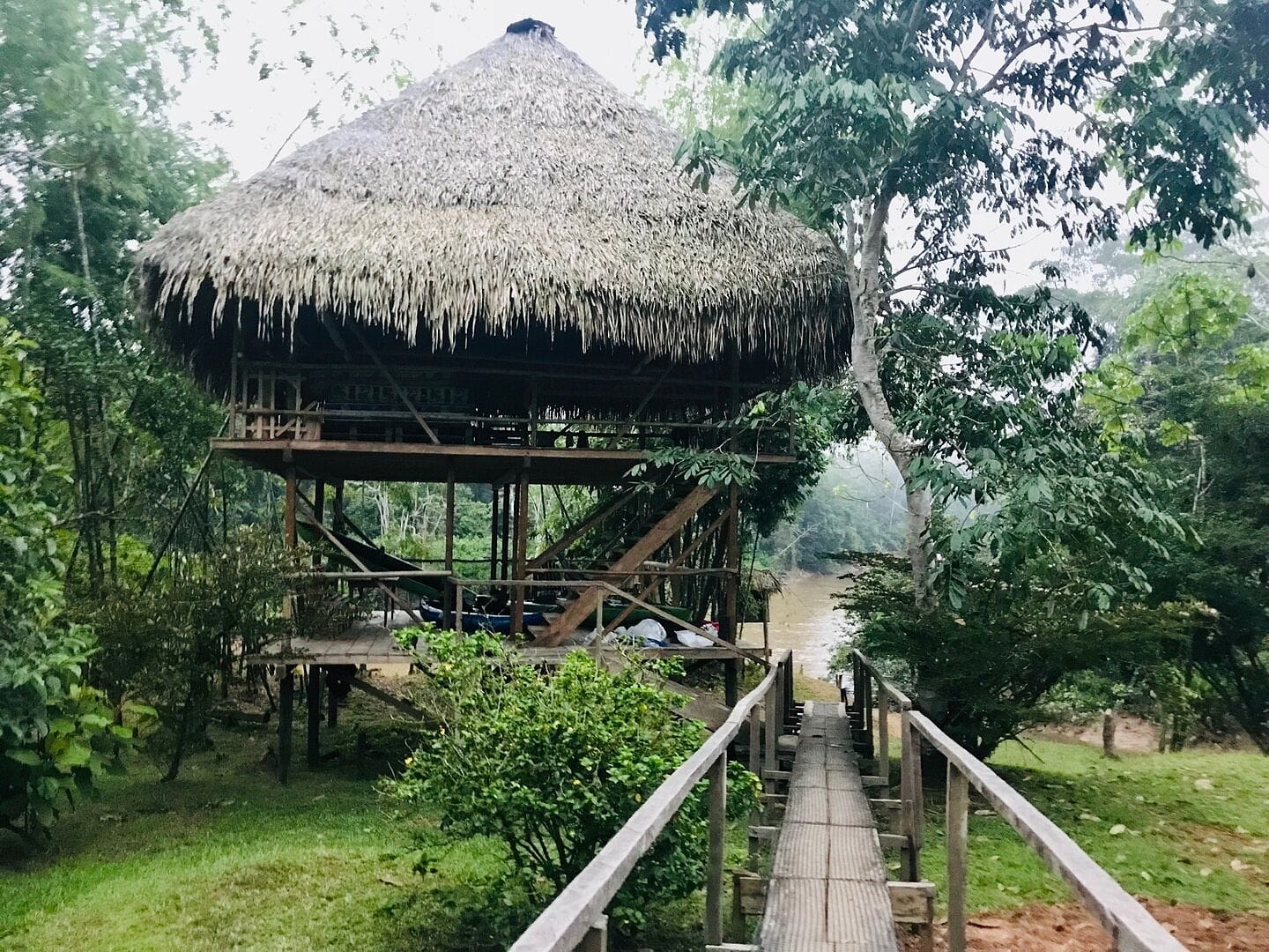 Trekking, kayaking and camping in the Amazo...