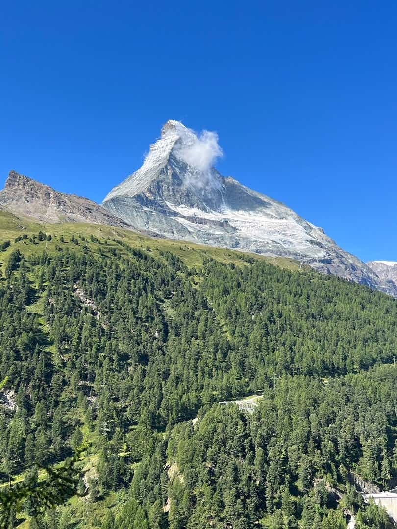 Hiking around the Matterhorn in Switzerland...