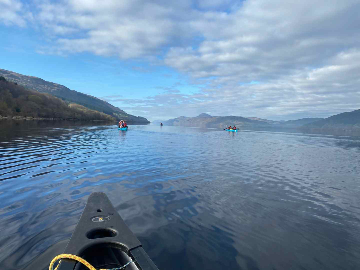 Our canoe trip along the Great Glen way cou...