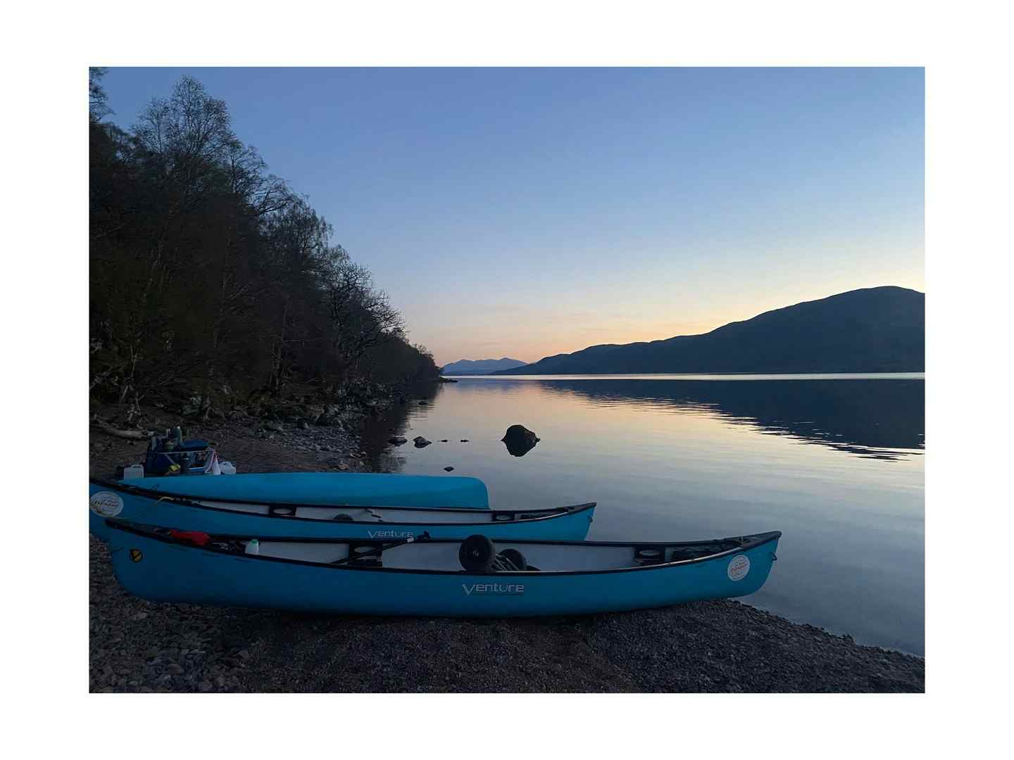 Our canoe trip along the Great Glen way cou...