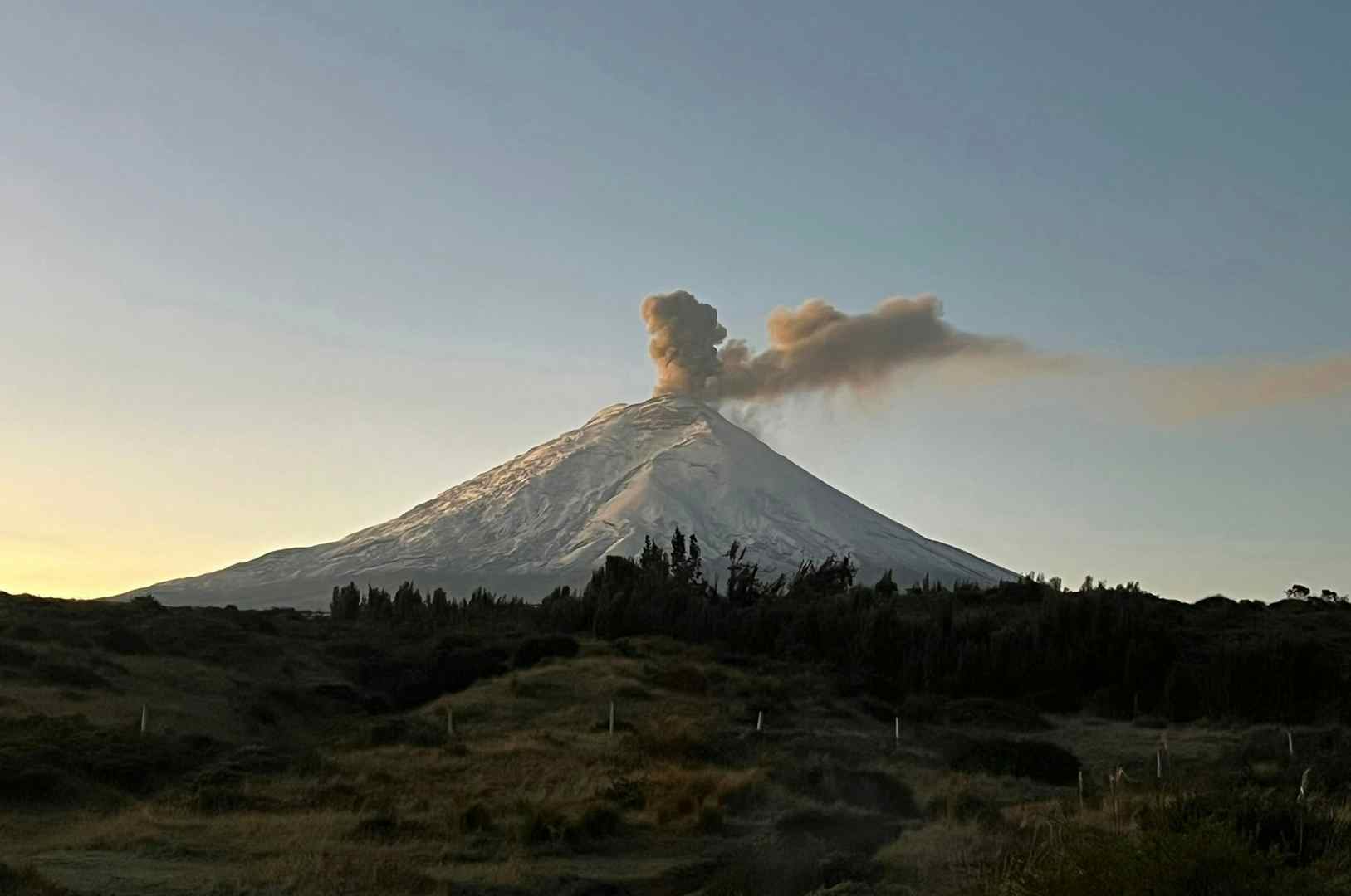 As happens with active volcanoes Cotopaxi w...
