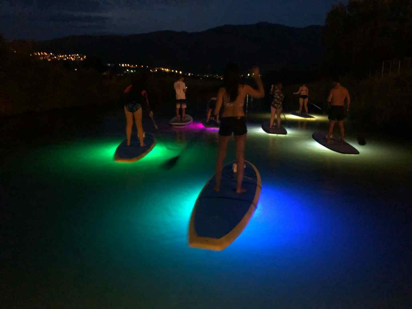 Cetina river tour and night time Glow SUP t...