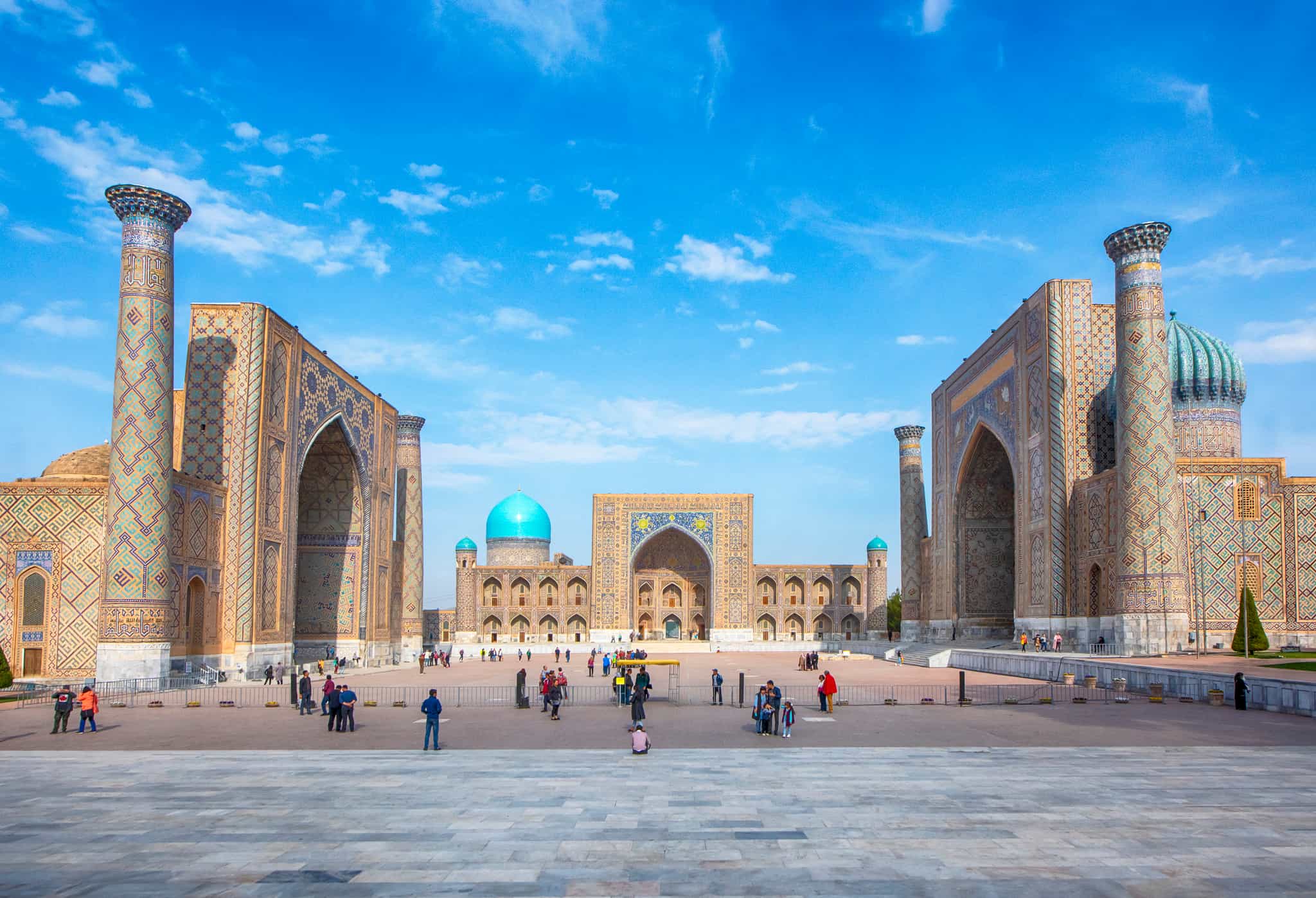Registan Square in Samarkand.