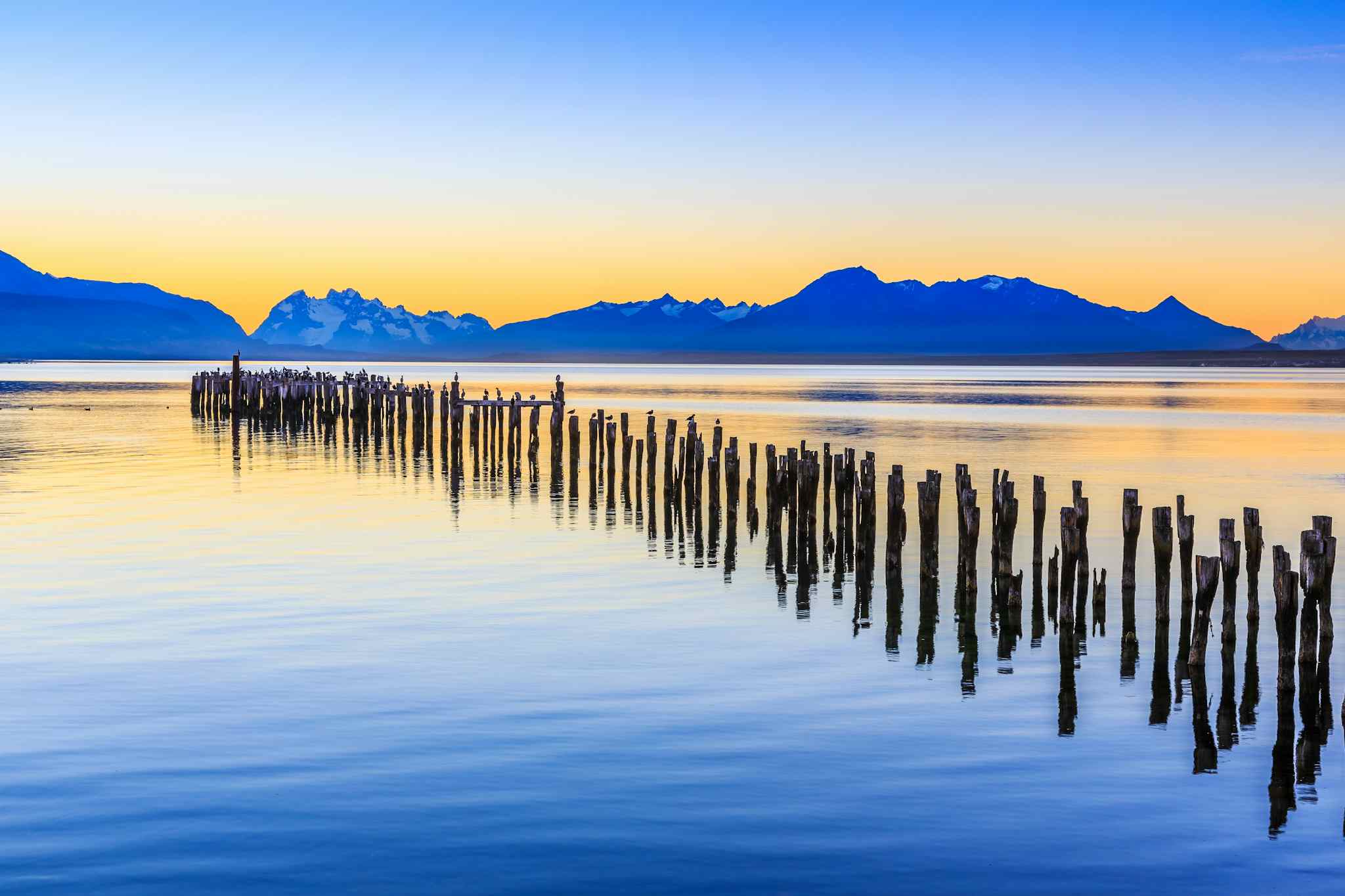 Puerto Natales, Fjord, Chile, Getty