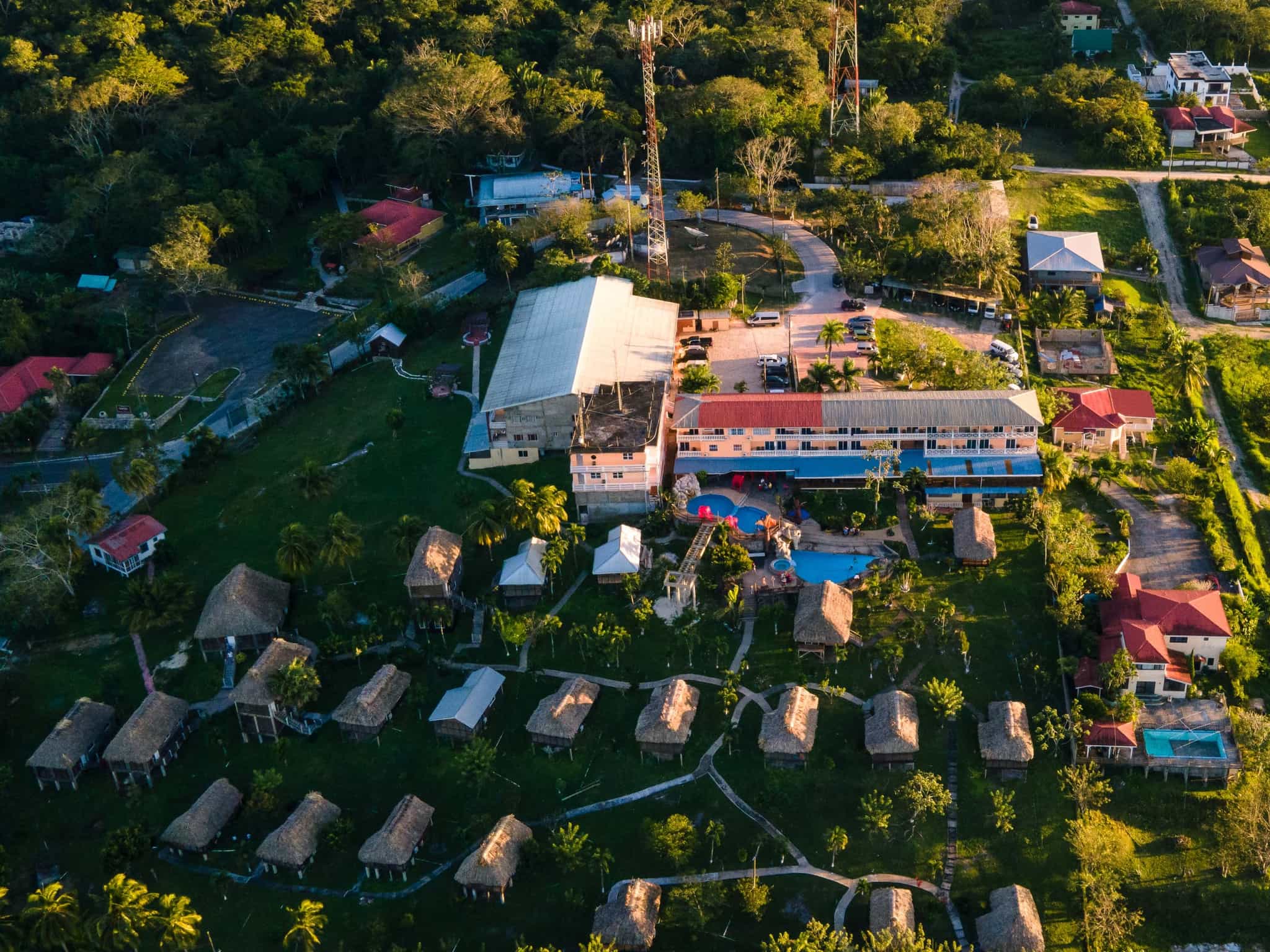 Cahal Pech village resort. Photo: host, island expeditions.