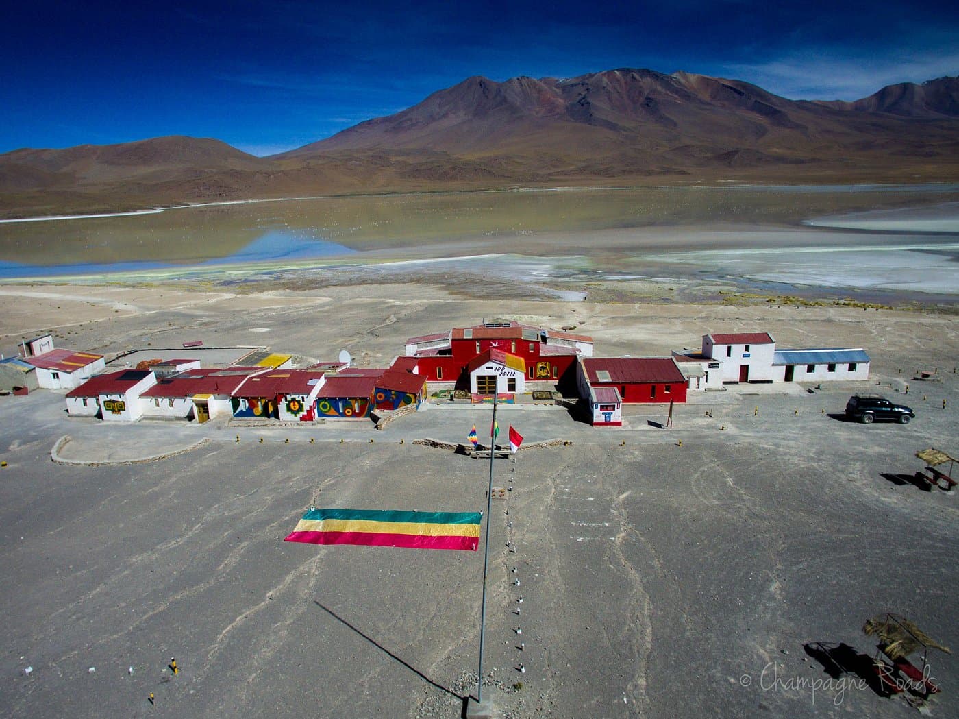 Exterior, Los Flamencos Hotel, Bolivia.