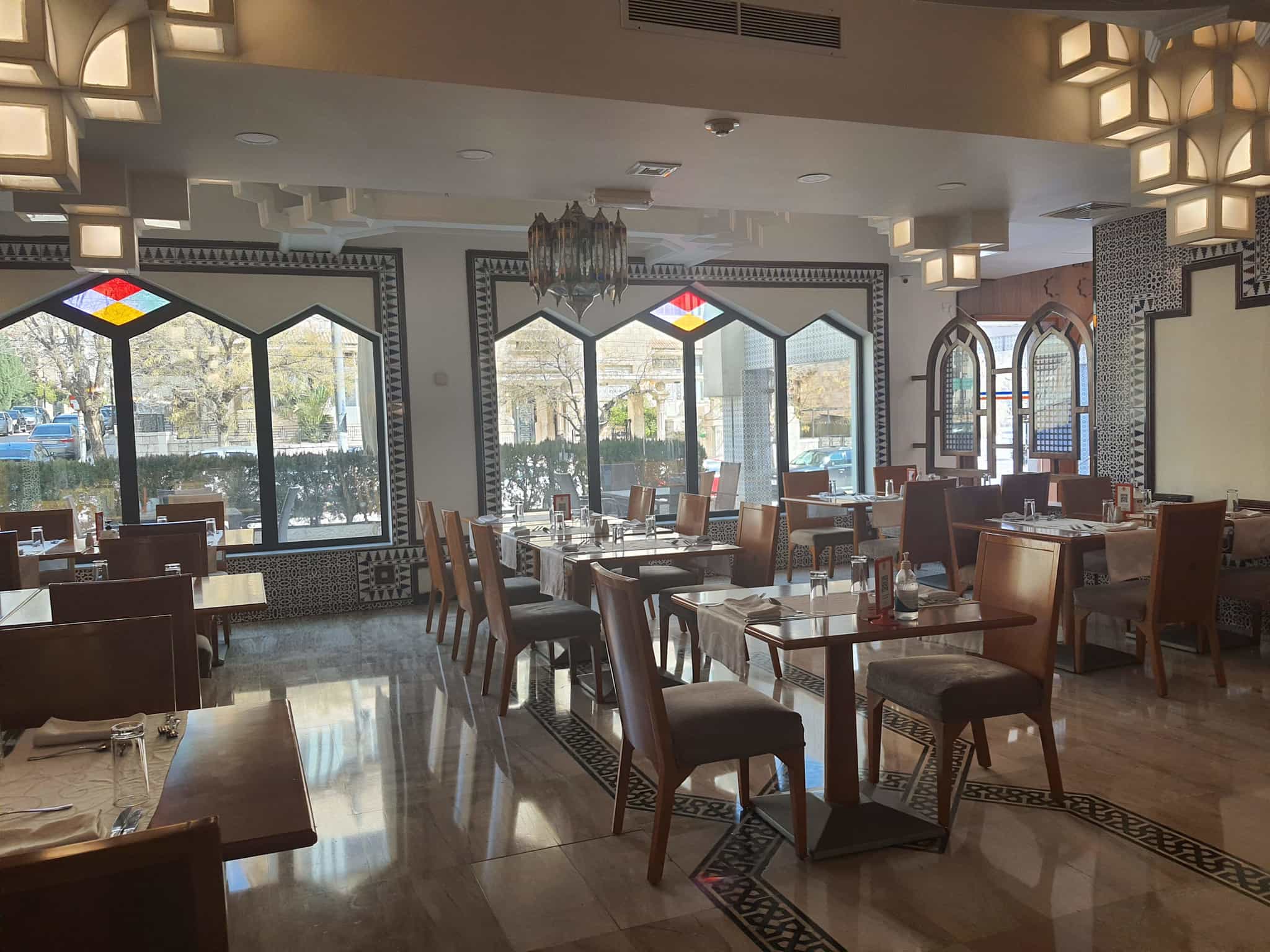 Dining Room at the Toledo Hotel in Amman, Jordan