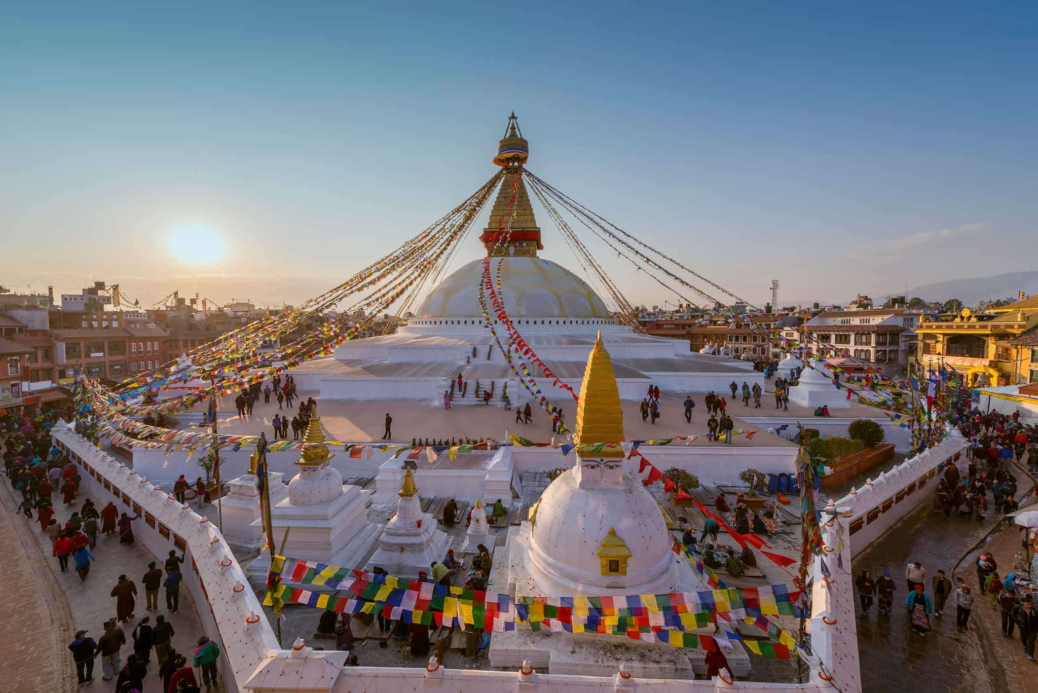 Boudhanath stupa, Kathmandu, Nepal. Photo: GettyImages-521420468