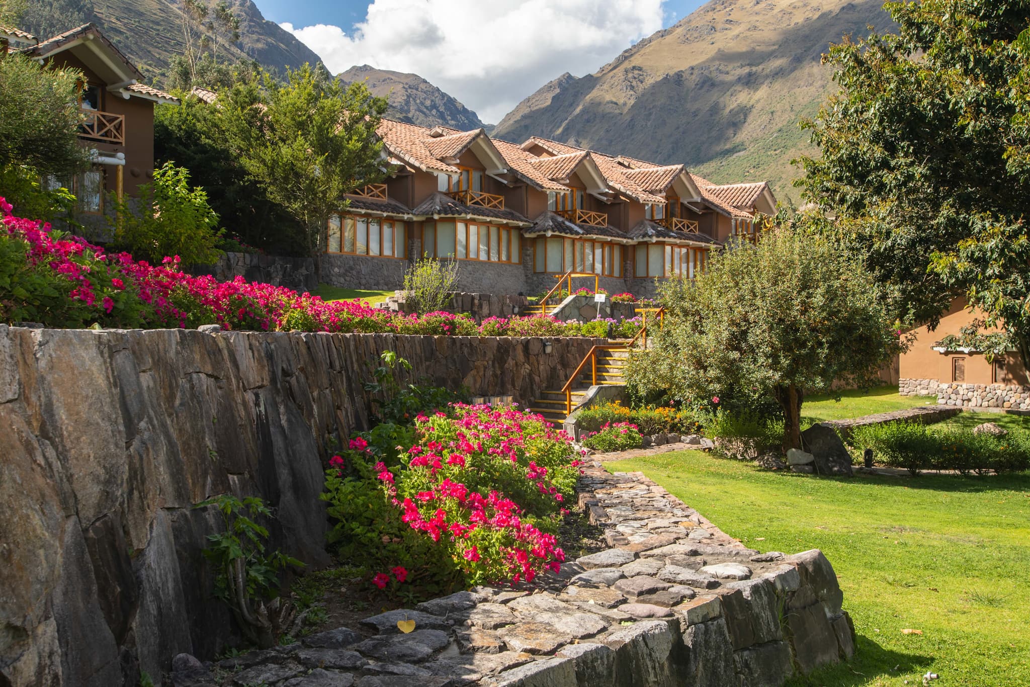 Exterior of Casa Andina Sacred Valley, Peru.