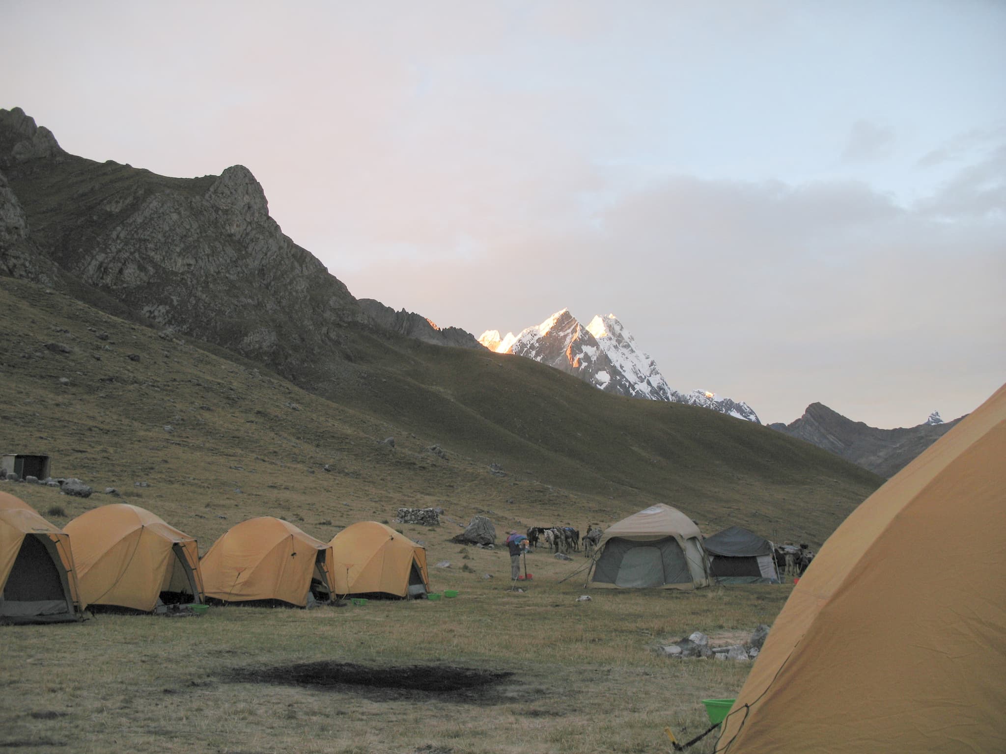 Camping on the Huayhuash Circuit