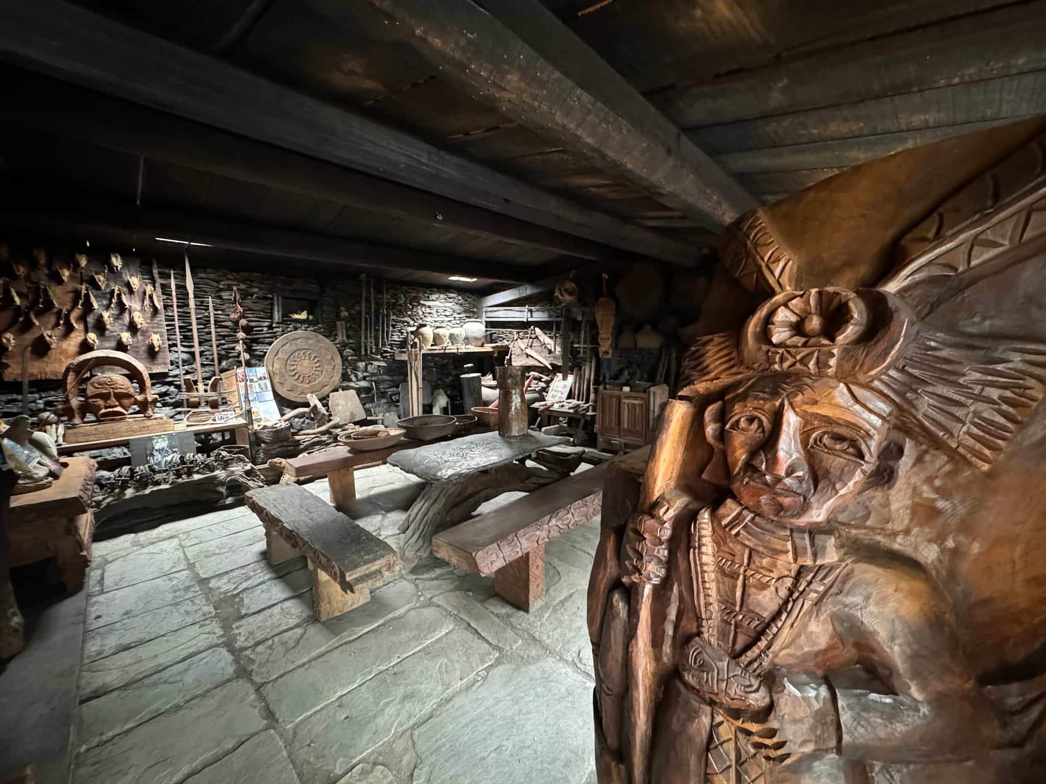 Artefacts at Paiwan village of Laoqijia, Taiwan.