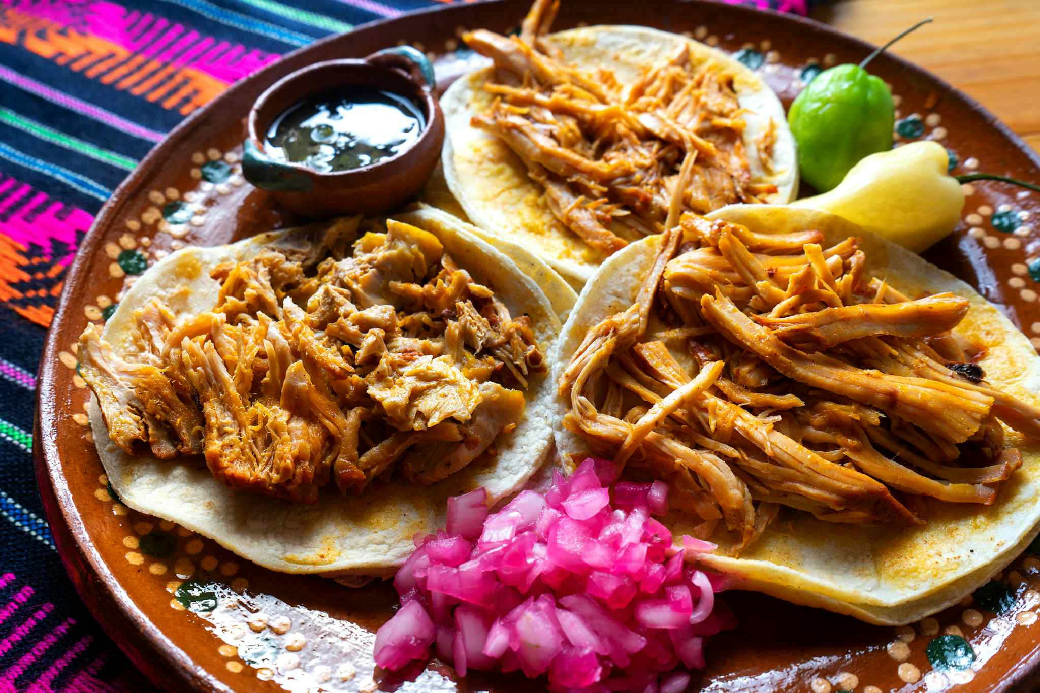 Cochinita pibil tacos, Mexico