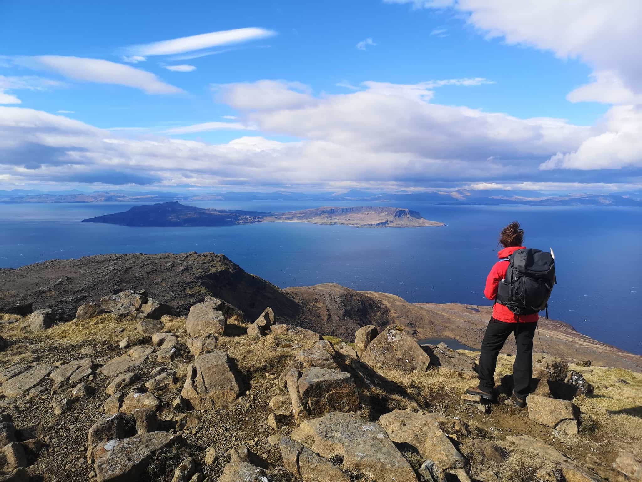 Views of the Inner Hebrides from the Isle of Rum, Scotland