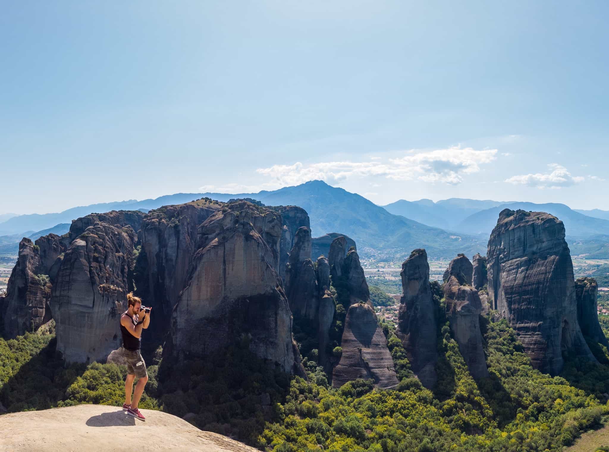 Meteora, Greece. Photo: Unsplash/Israel Ferrera