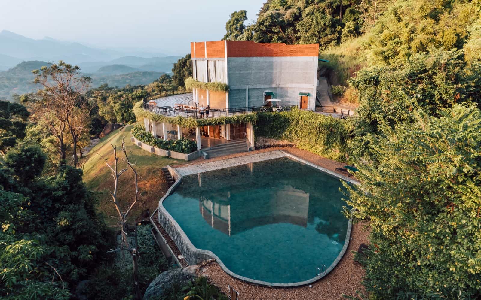 view of hilltop Arangala Forest Lodge, Ulpotha, Sri Lanka
