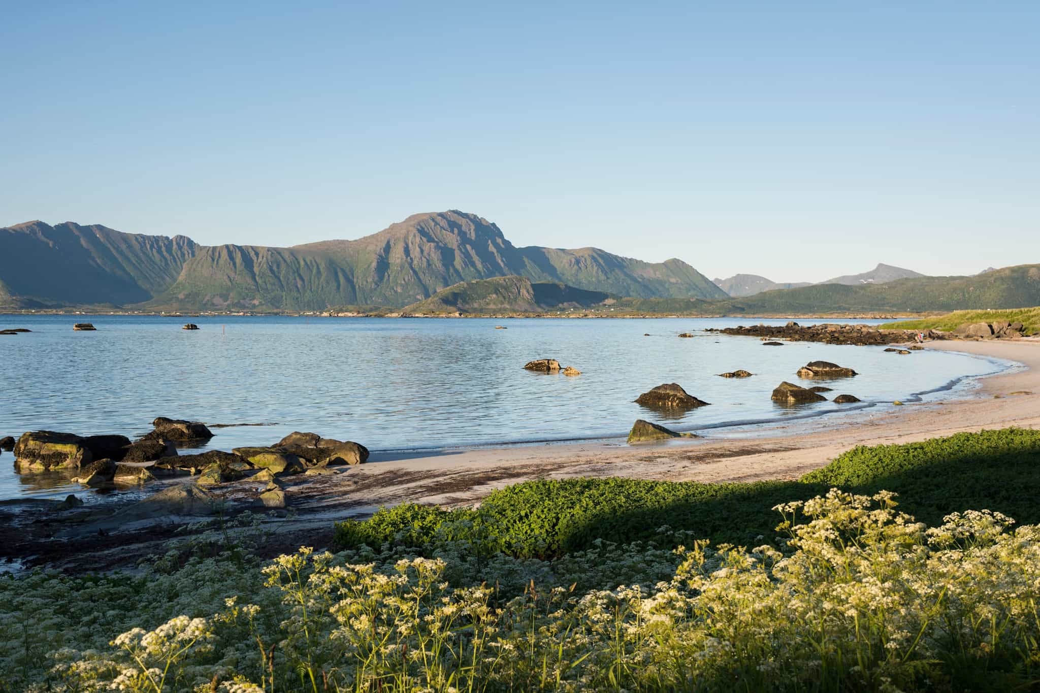 Eggum beach in the Lofoten Islands.