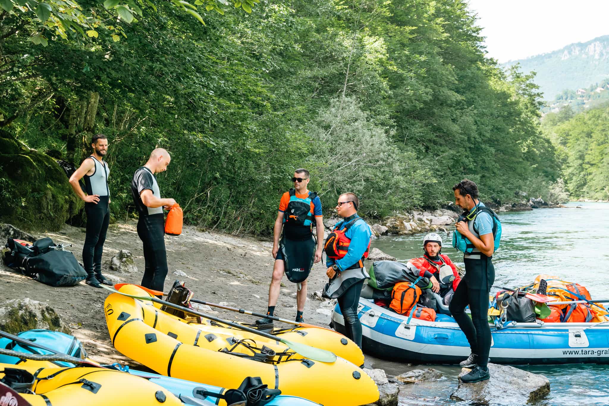 Packrafting, Tara River, Montenegro
Photo: Host/Balkan Expeditions