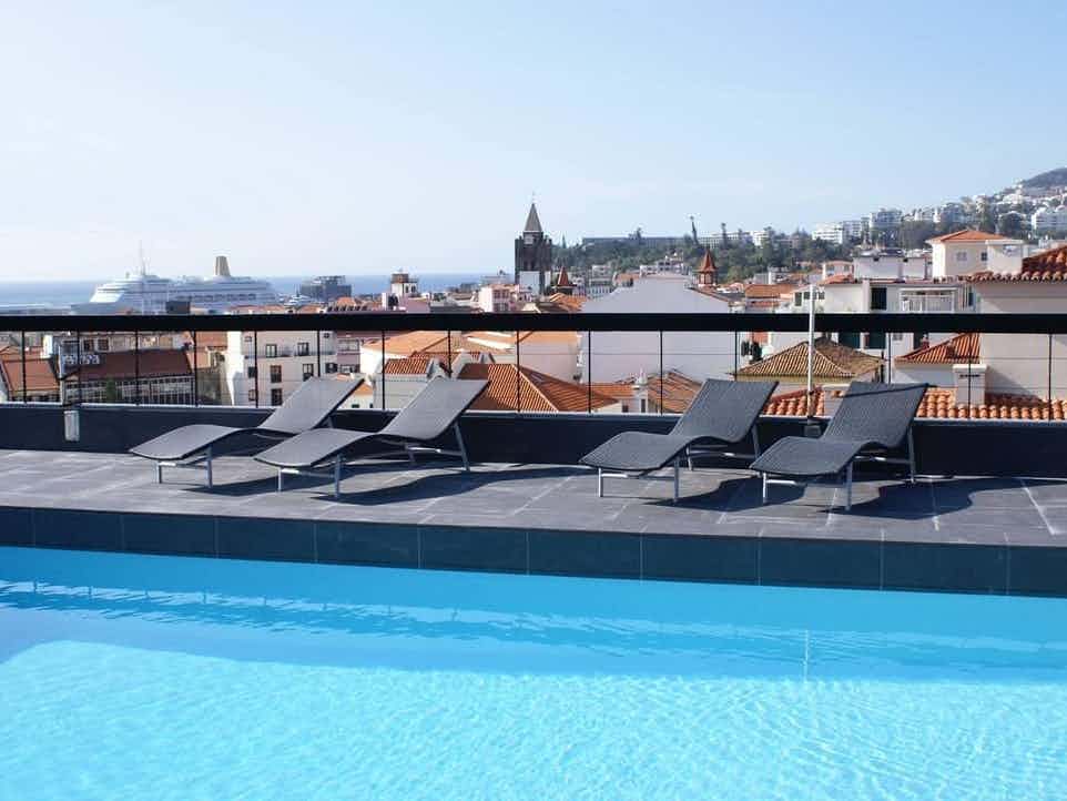Hotel do Carmo pool, Madeira. Photo: Hotel do Carmo