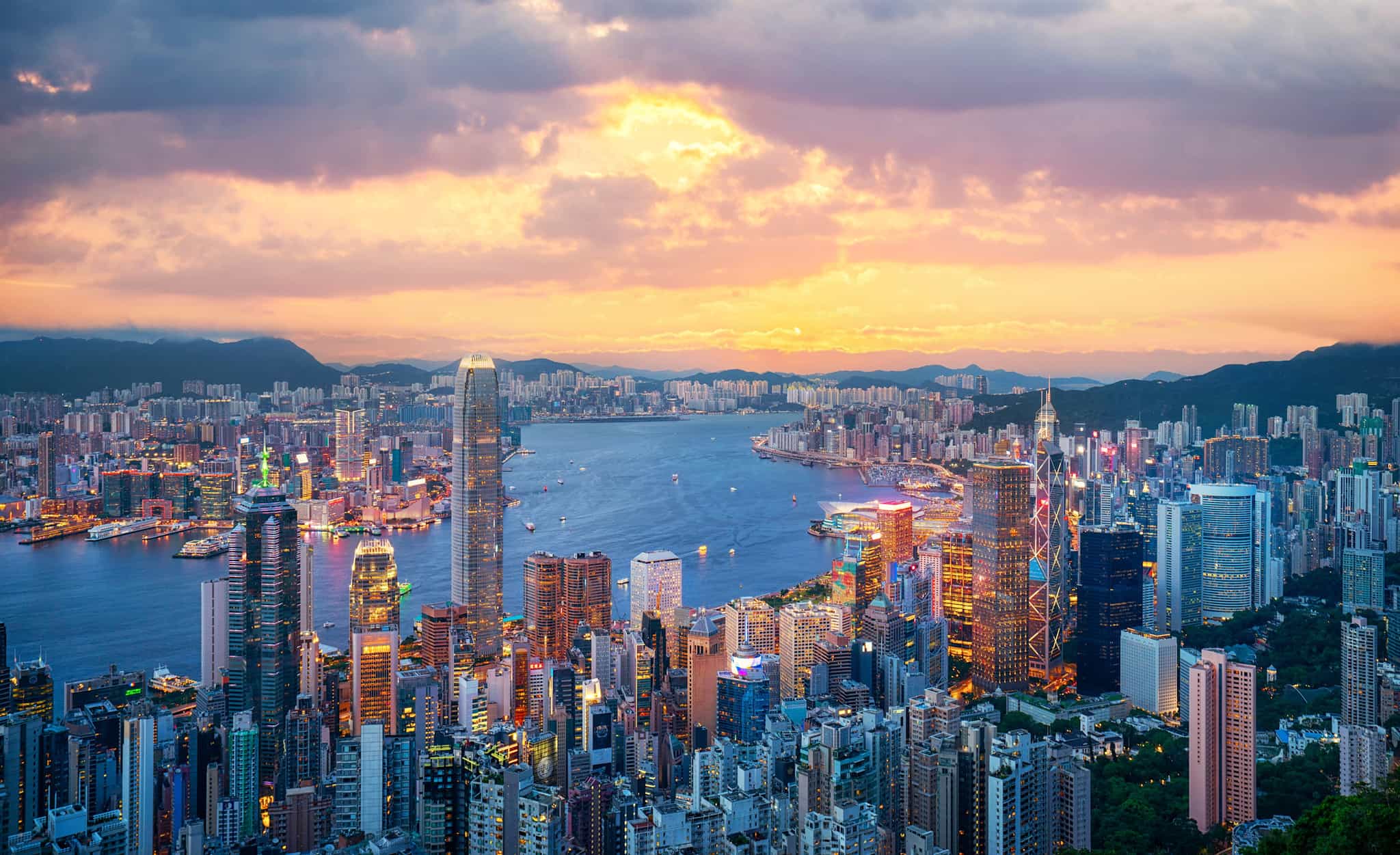 Hong Kong skyline. Photo: shutterstock 2507434095