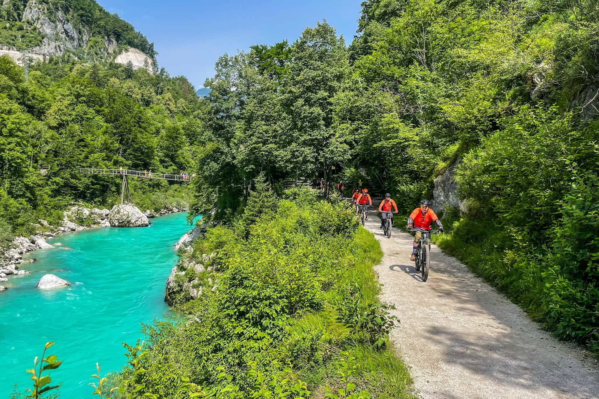 Cycle Soca River, Slovenia Photo: Host / Life Adventures