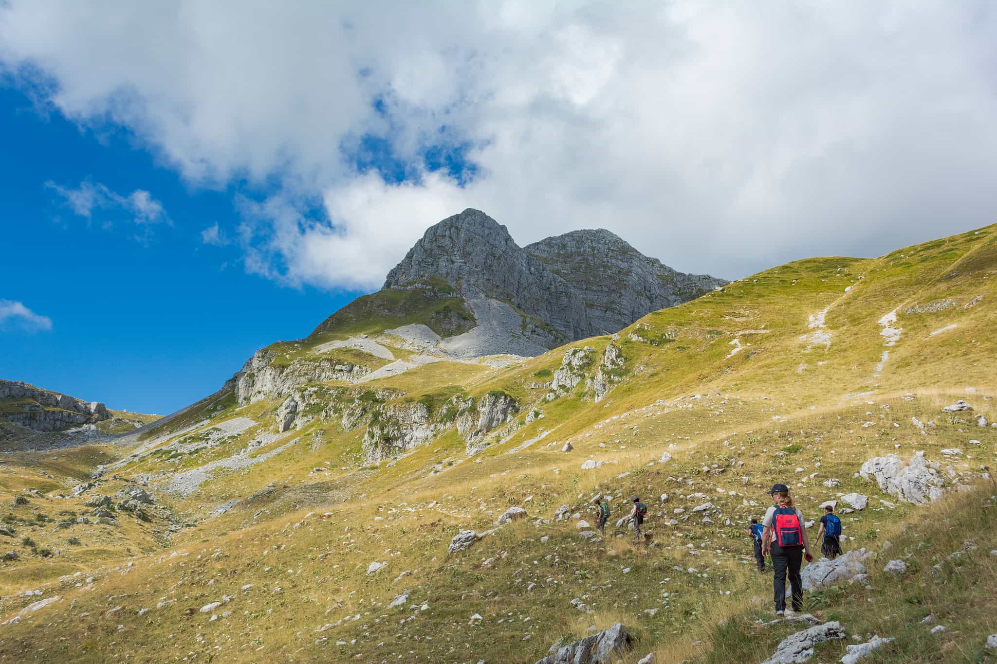 Group Hike, Abruzzo NP, Italy. Photo: Host/Wildlife Adventures