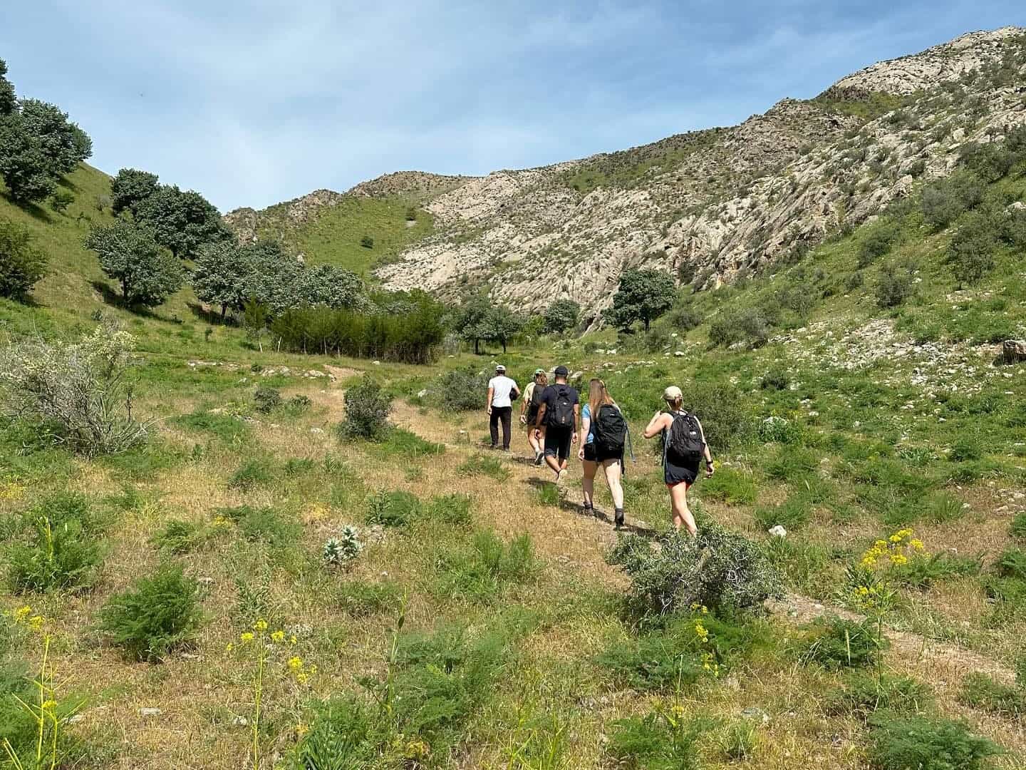 Hiking the Nuratau Mountains, Uzbekistan.
