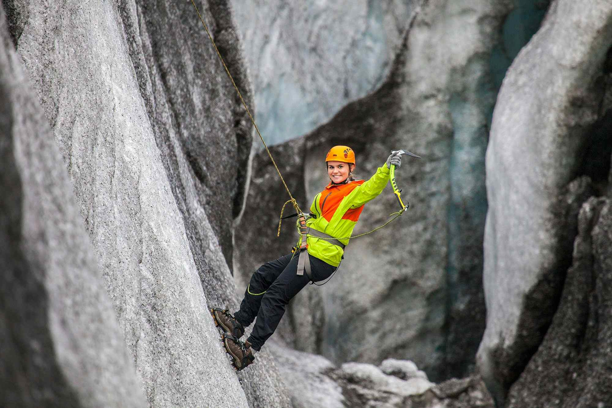 Ice climbing in Iceland. Photo: Host/Icelandic Mountain Guides