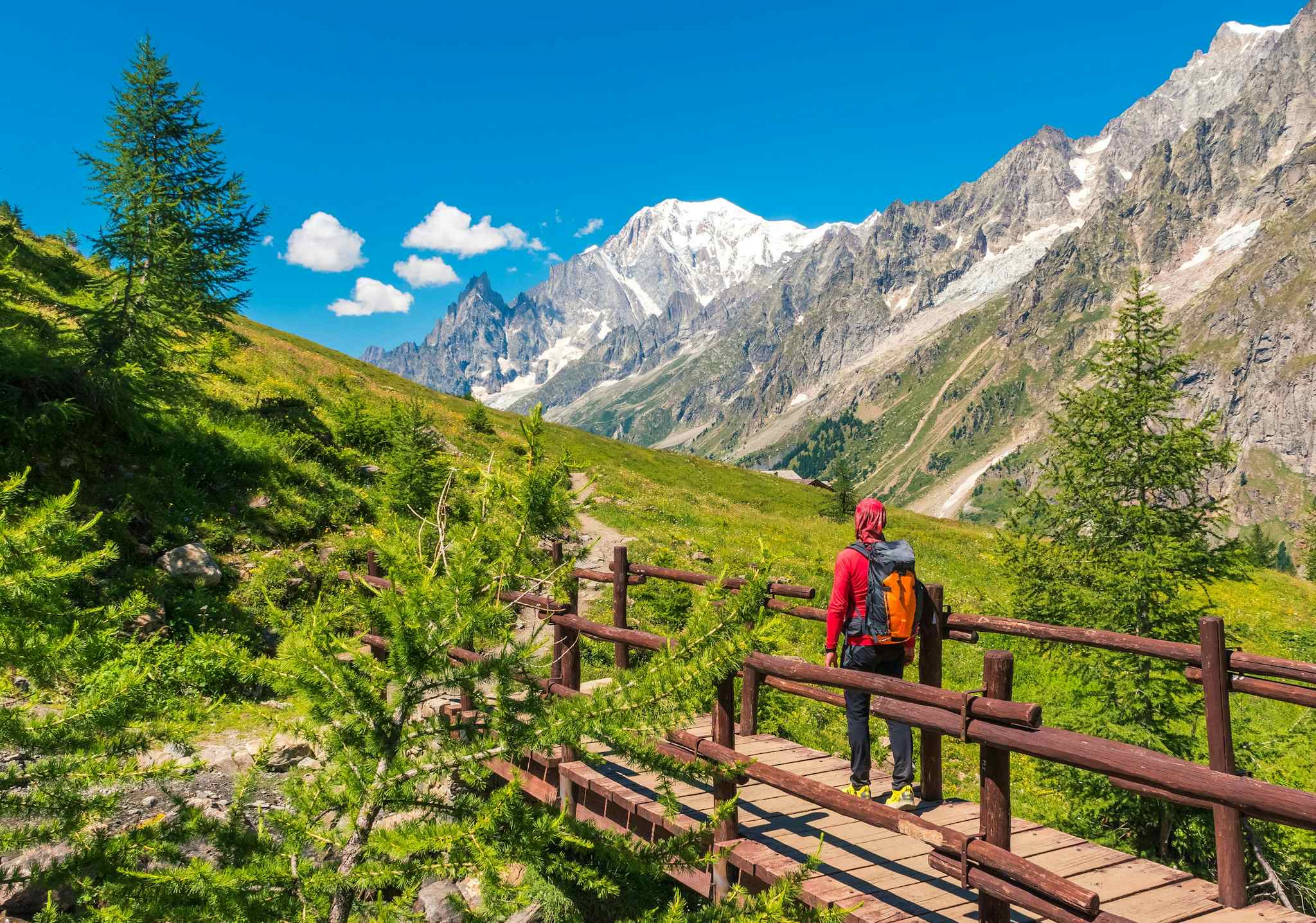 Val Ferret on the Tour du Mont Blanc between Switzerland & Italy. Photo: Host/Altai France