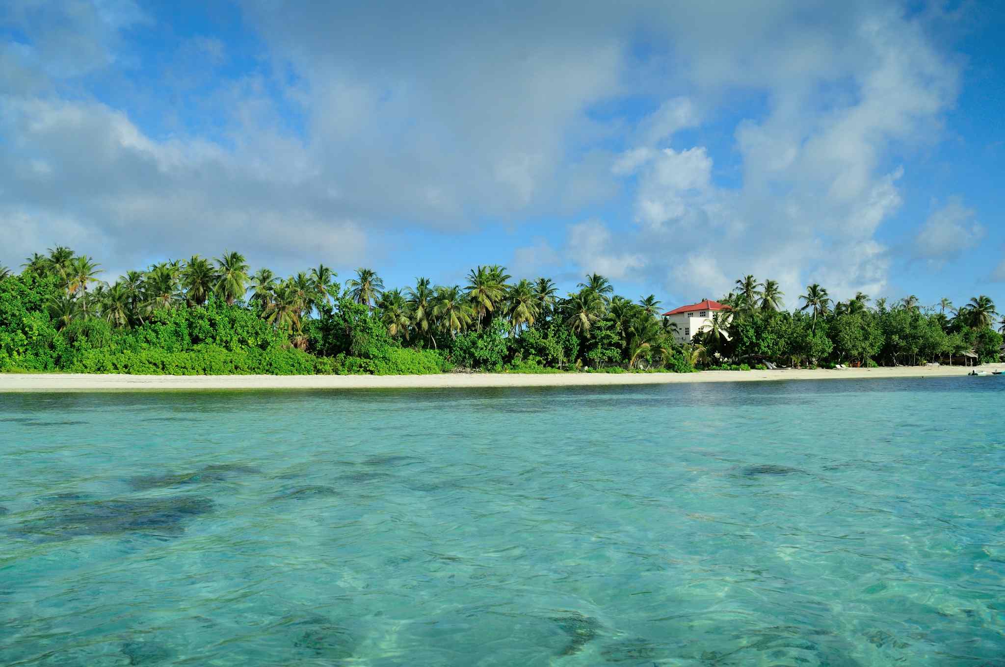 Antares Dhangethi Guesthouse beach, Maldives, source: Secret Paradise