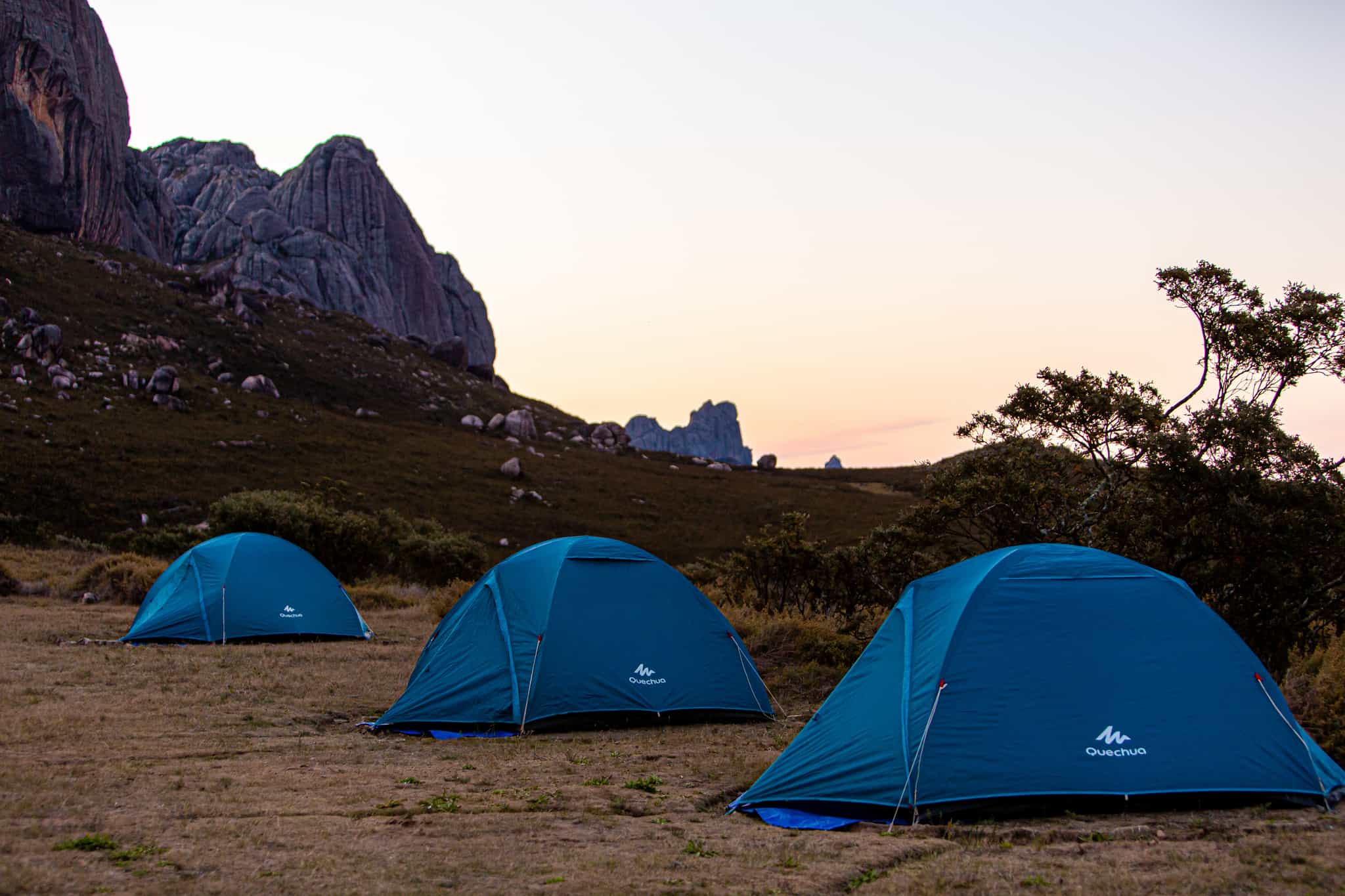 Camping at Pic Boby, Madagascar. Photo: Host/Tamana Adventure