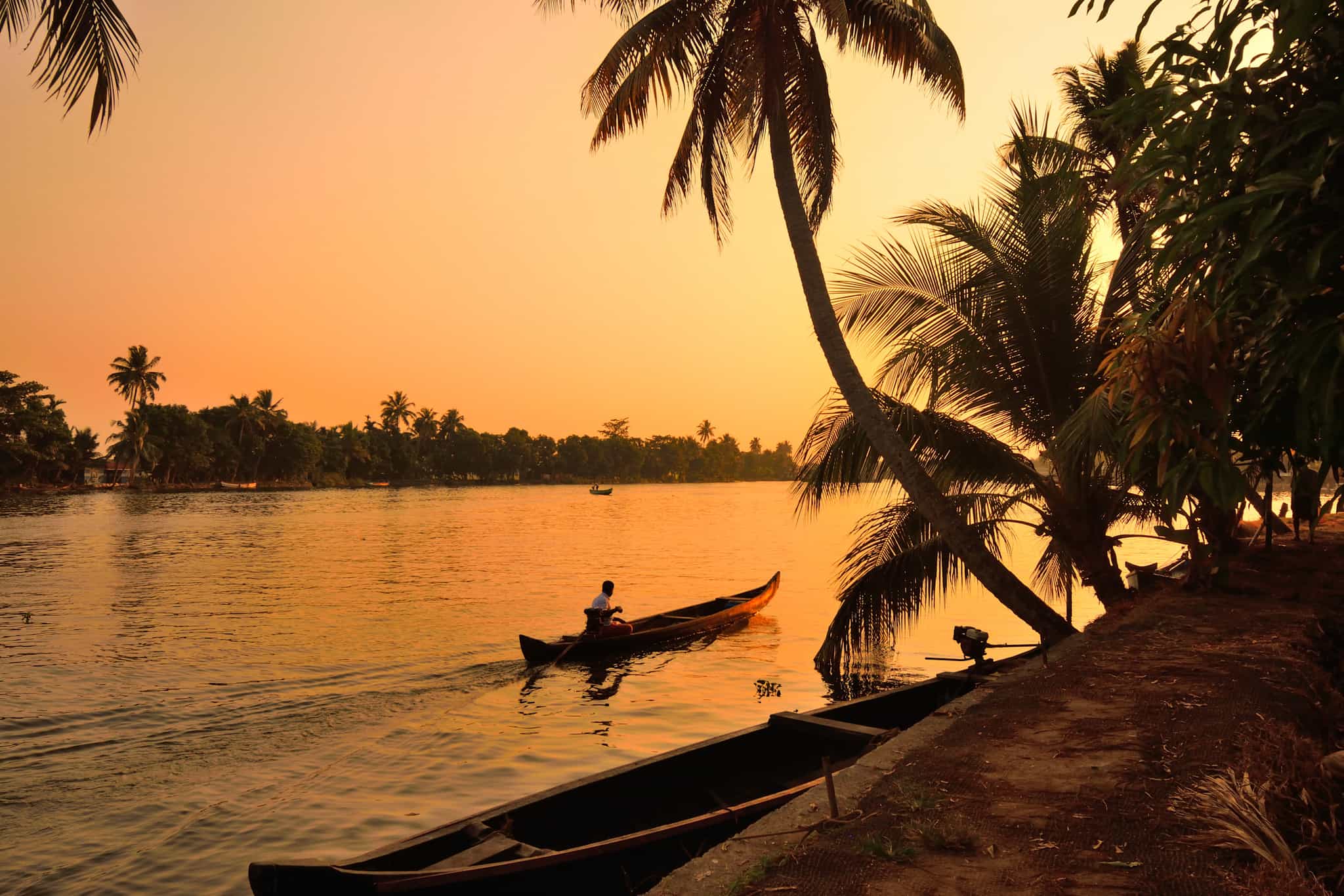 Backwaters, Kerala, India. Photo: shutterstock_1083879209
