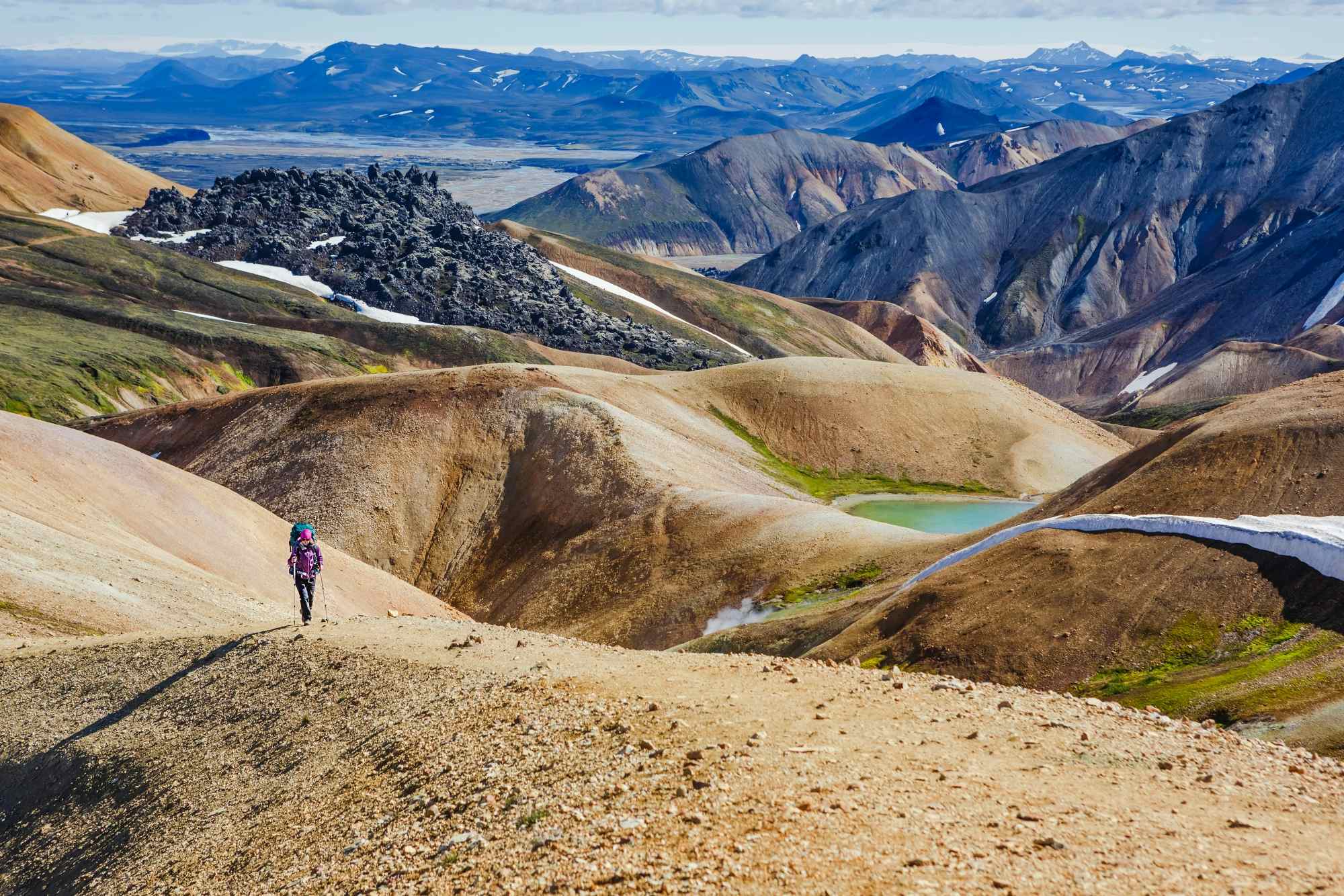 Laugavegur Trail Hiking, Iceland. Photo: Host image - 66 Nord/Altai
