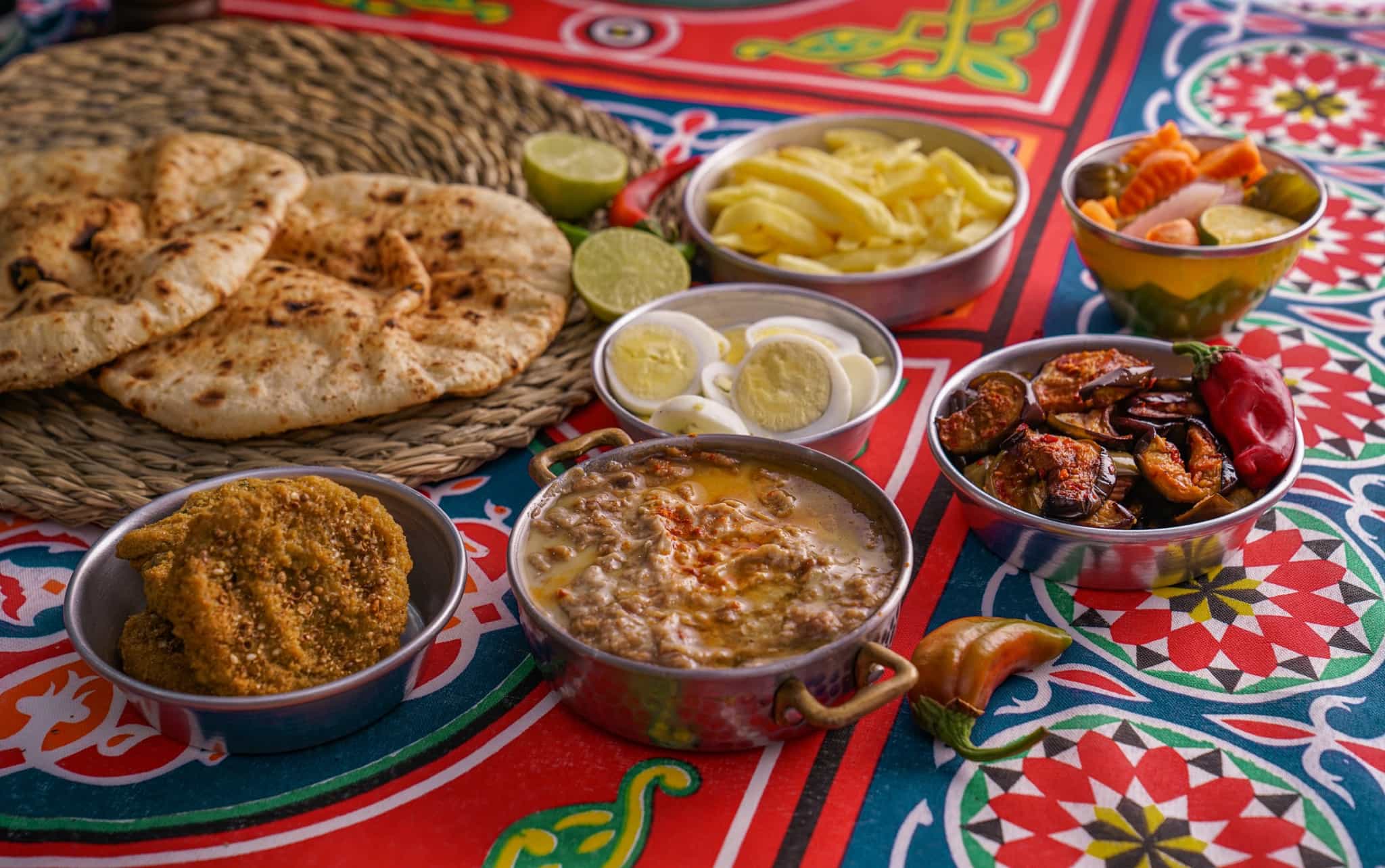 Egyptian food. Photo: Shutterstock-2192873973