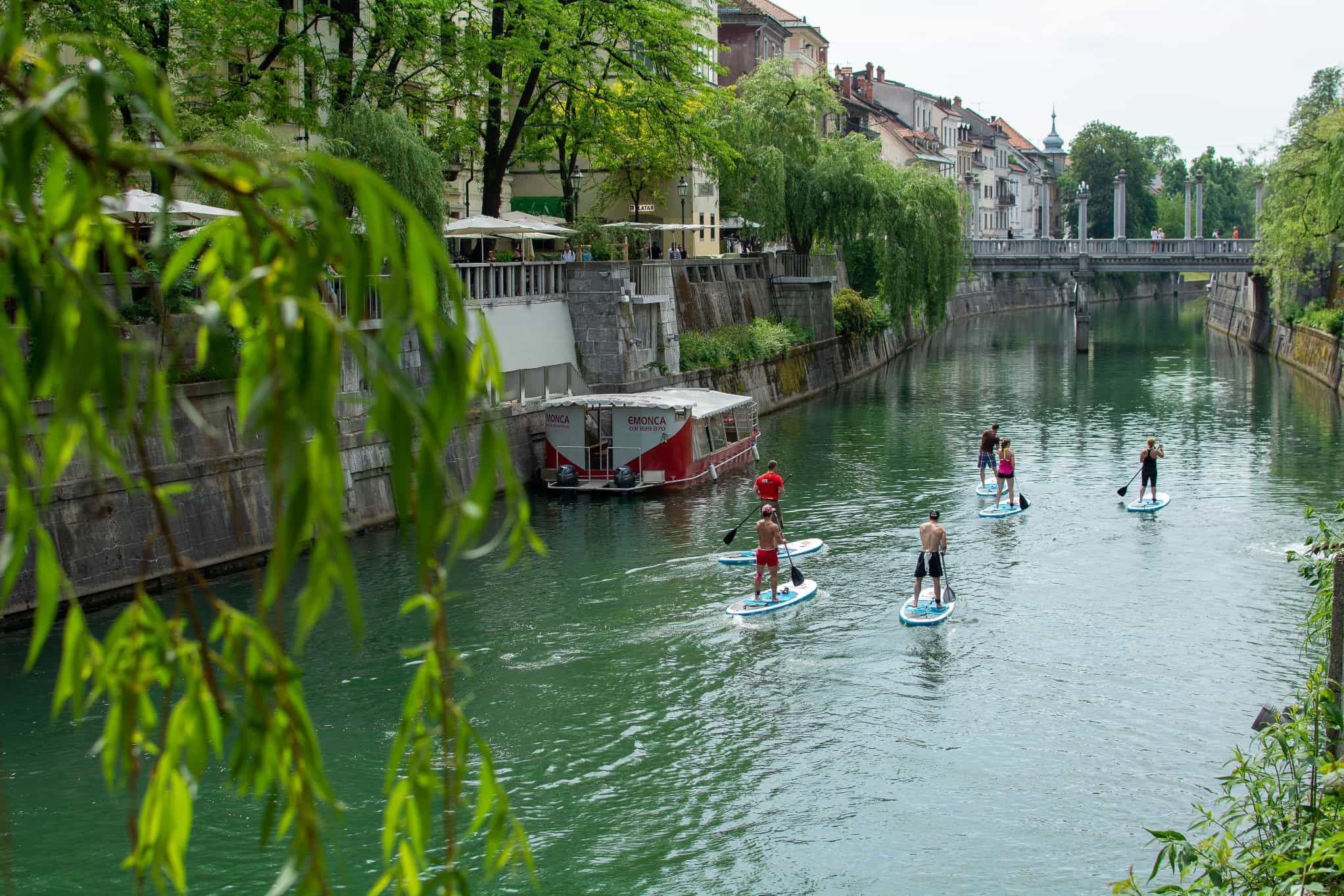 SUP in Ljubljana, Slovenia. Photo: Host/Wajdusna