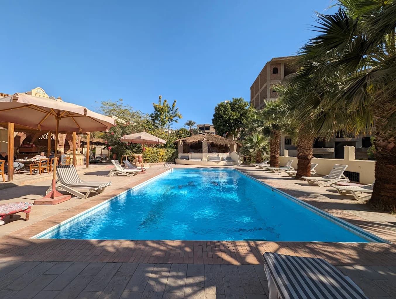 Hotel Sheherazade pool, Luxor.