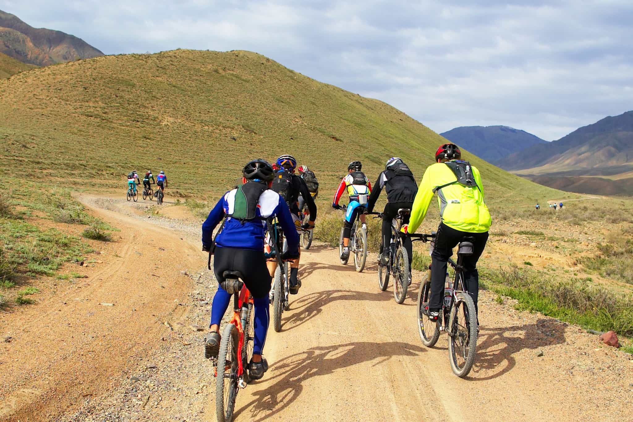 Cycling in the Parkent valley, Uzbekistan