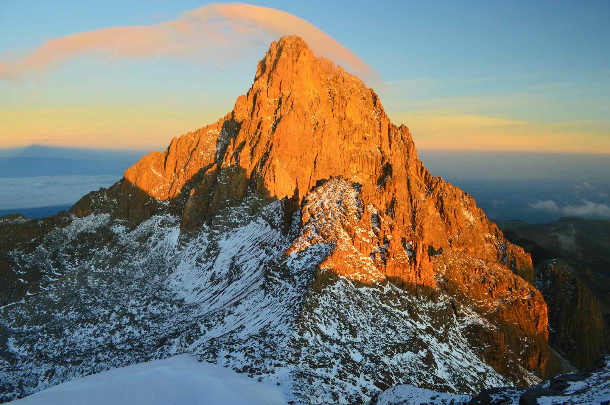 Mount Kenya. Photo: GettyImages-515161366