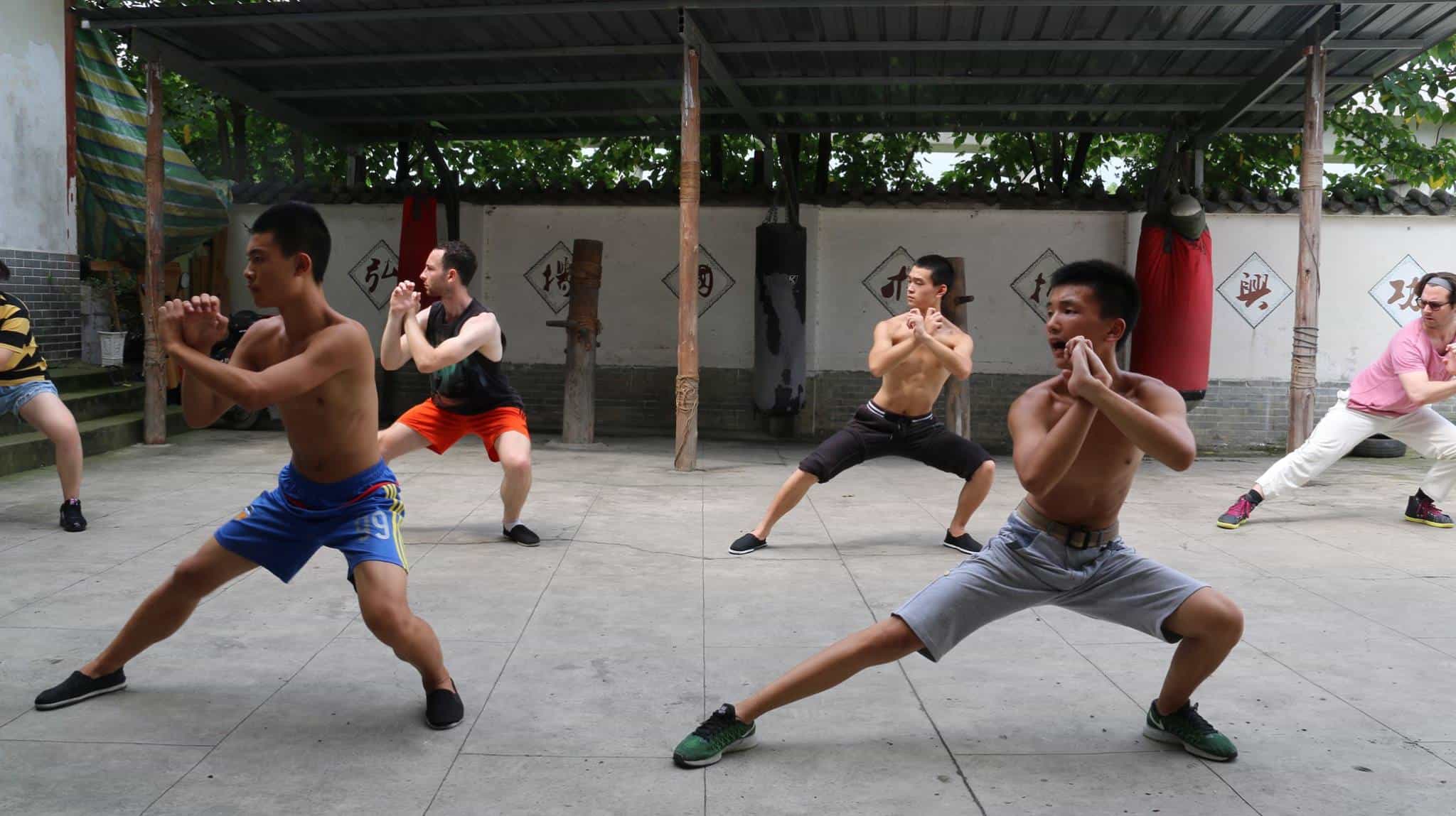 Kung Fu practise, China. Photo: Kung Fu Famil, local supplier
