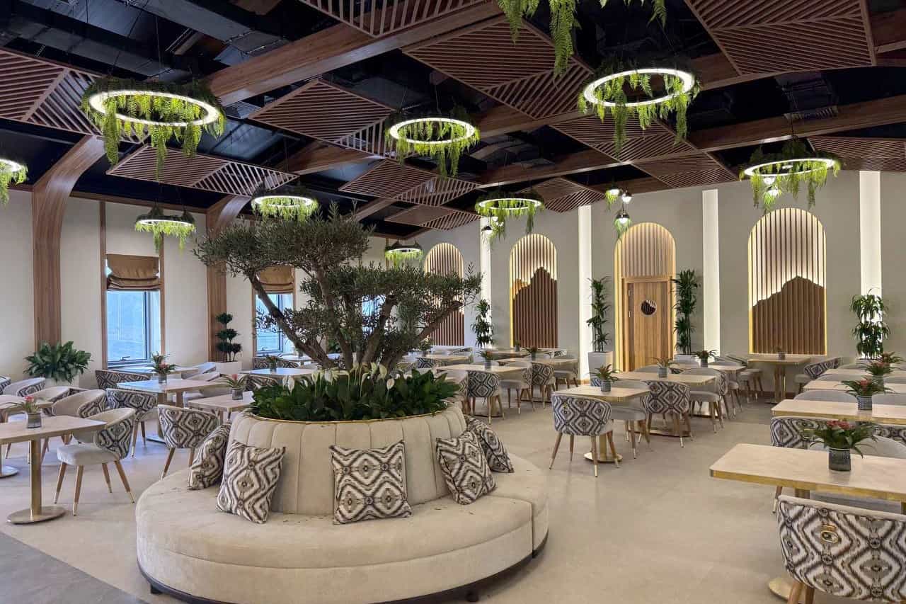 Kumushkon Resort dinning area, Uzbekistan