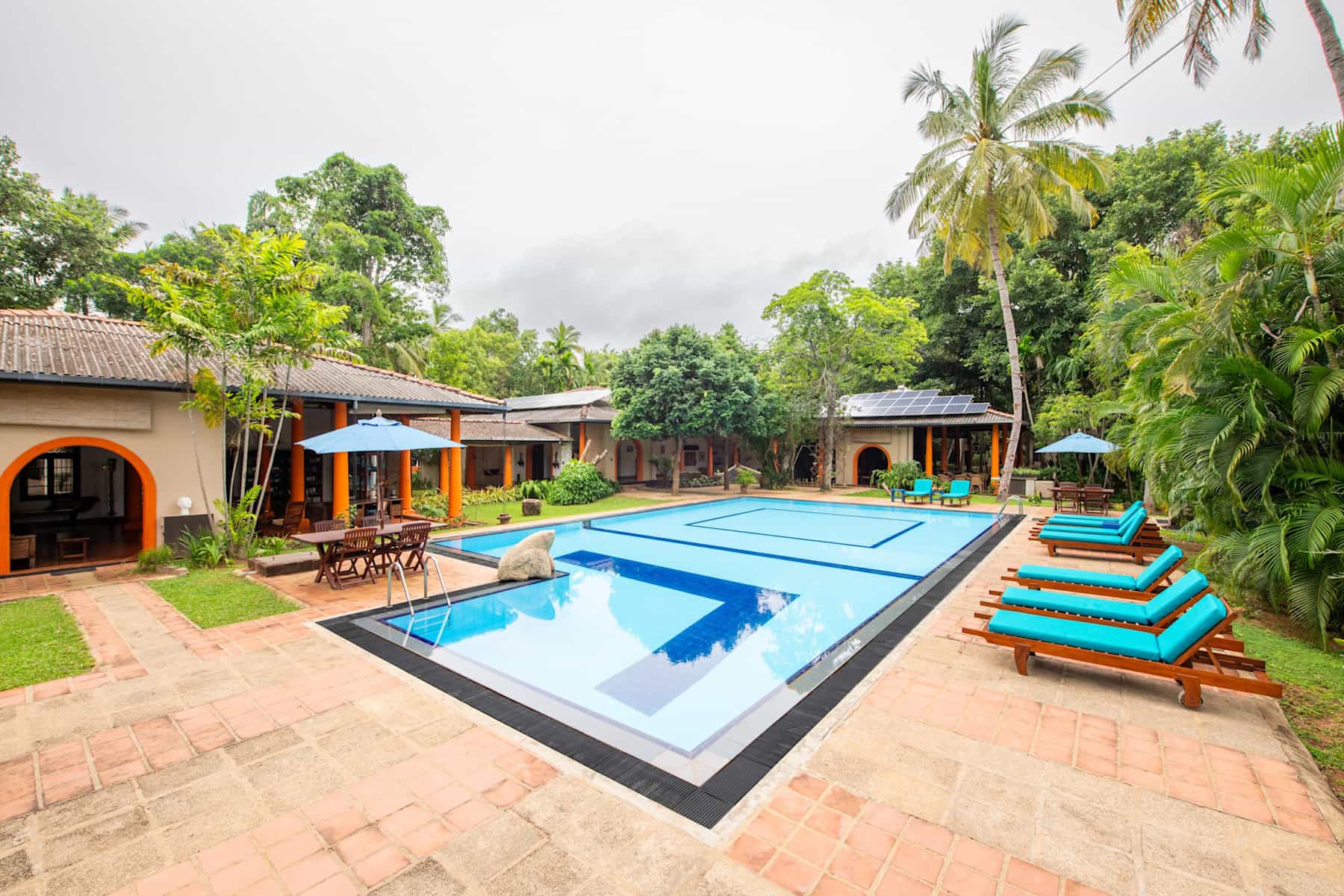 Exterior and pool at Ging Oya Lodge, Waikkal , Sri Lanka
