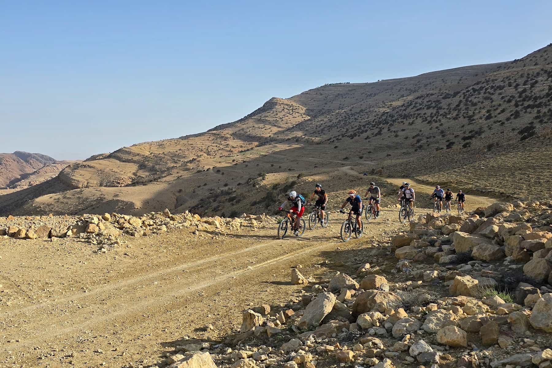 Cycling along the King's Highway, Jordan