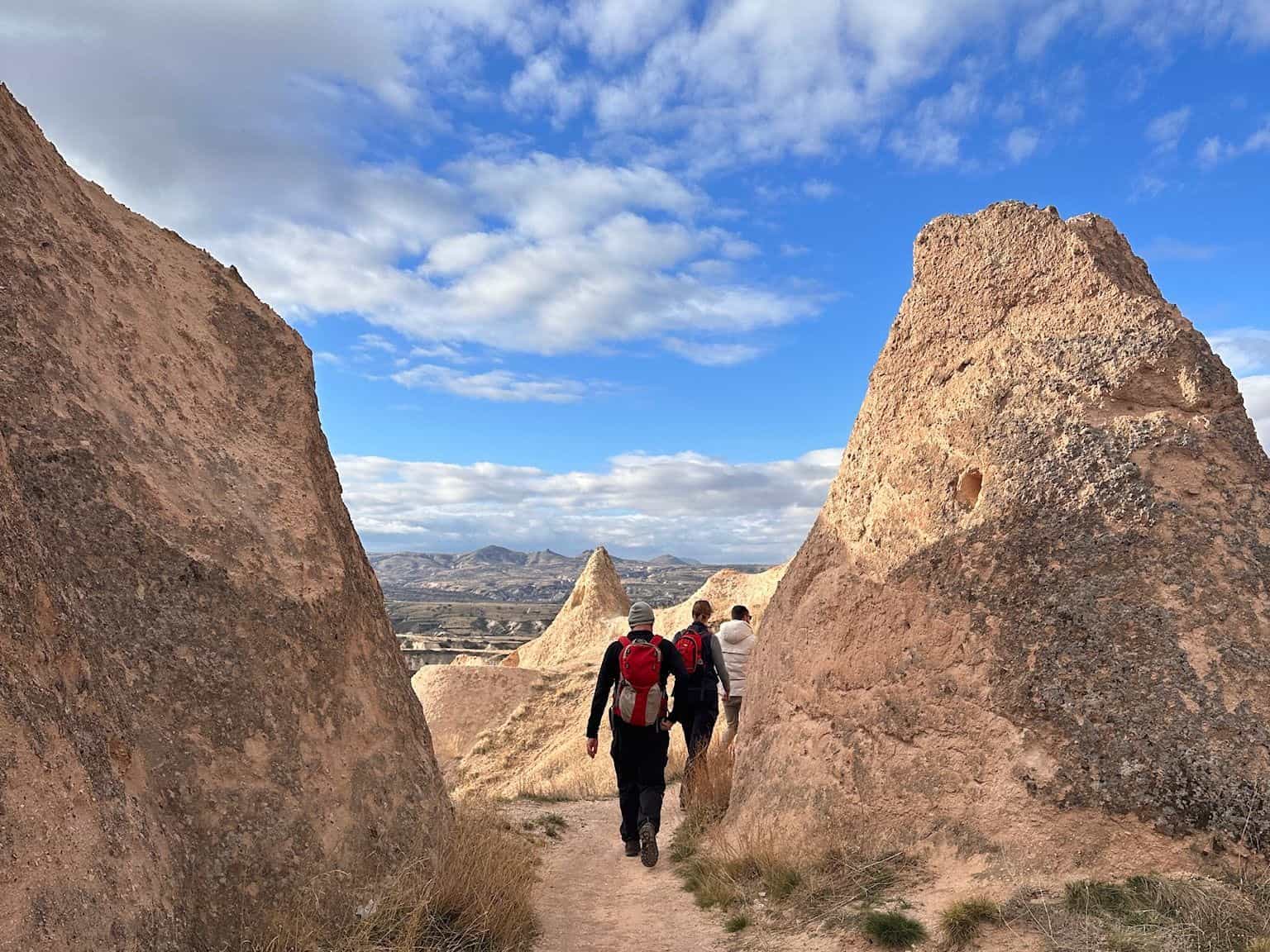 Hiking Cappadocia in winter, Turkey. Photo: Host/SGA Travel