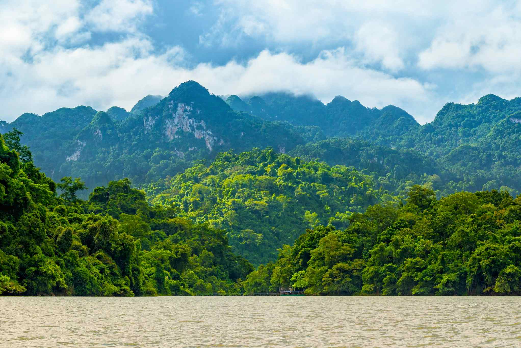 Shutterstock - Ba Be Lake in Vietnam. Photo: Shutterstock #708579718
