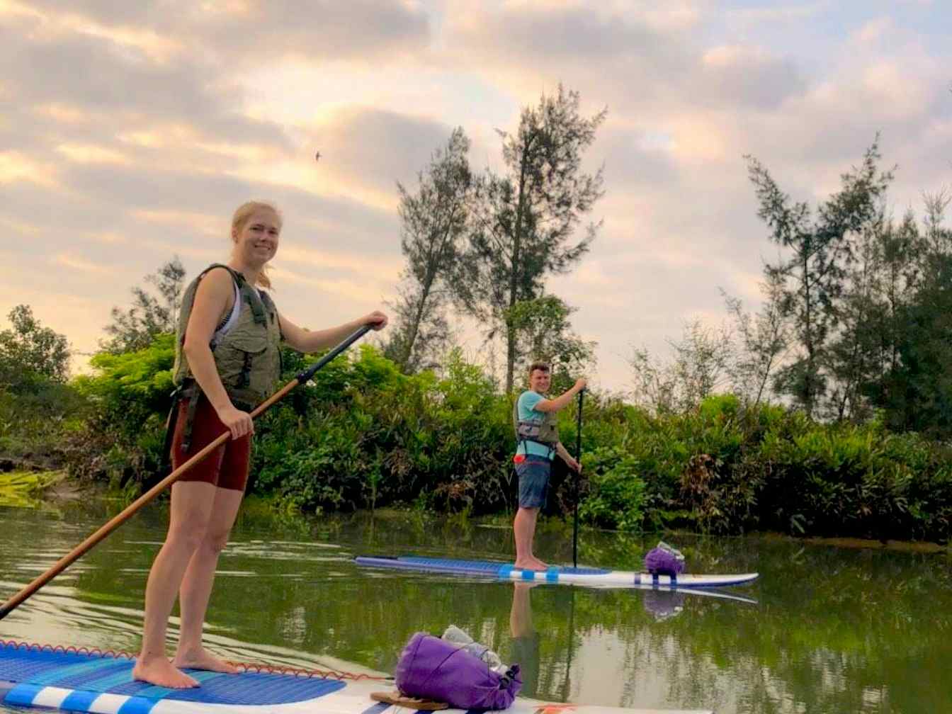 SUP on a river in Hoi An, Vietnam. Photo: Host/EAsia Active