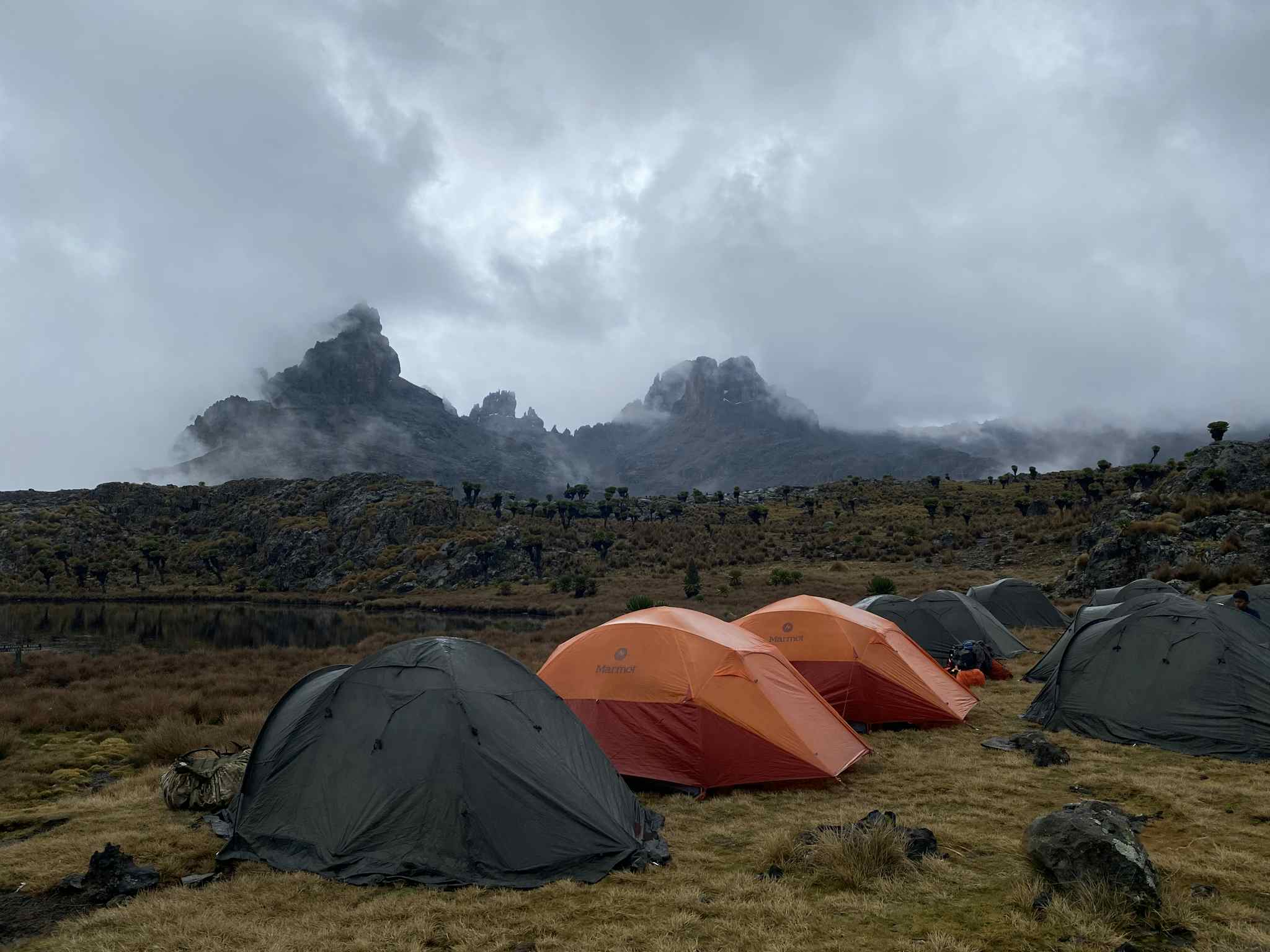 Mt Kenya Camping Tents Host Savage Wilderness