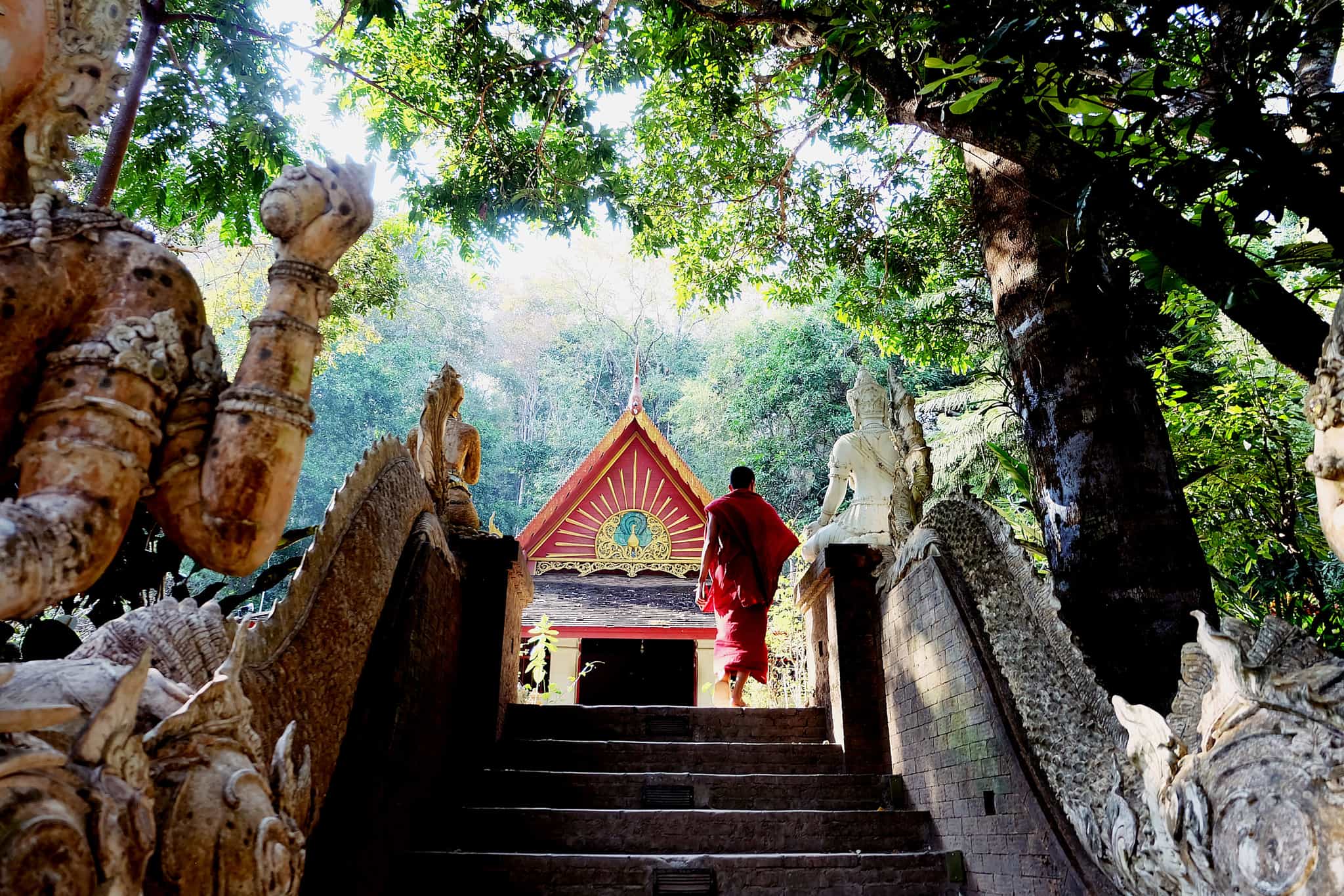 Wat Pha Lat temple in Thailand
