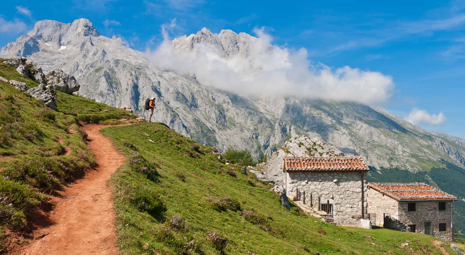 Route to Picu Urriellu (Naranjo de Bulnes), Picos de Europa, Spain. Photo: GettyImages-1137589341