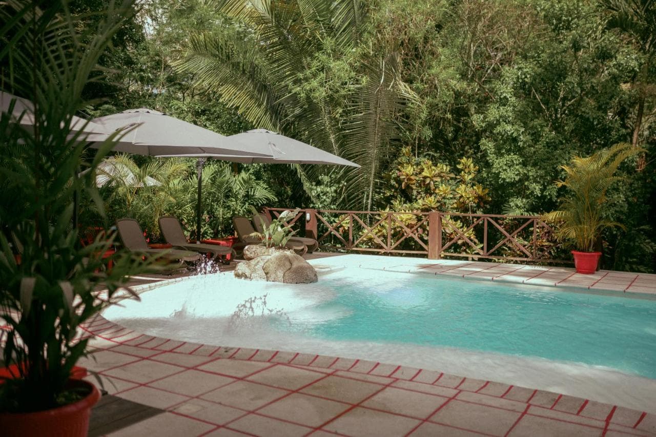 Pool at Jungle Lodge Tikal, Guatemala